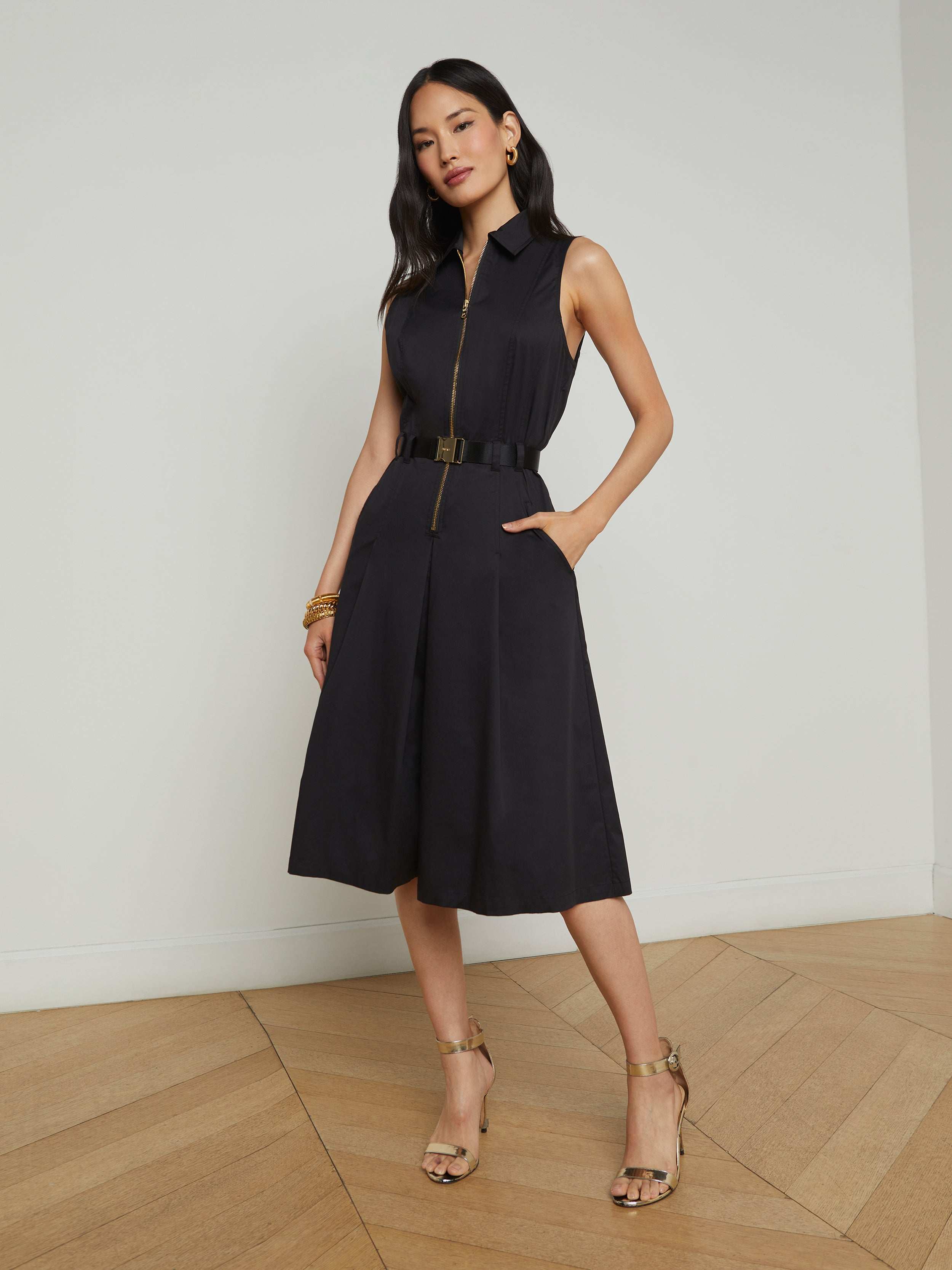 L'AGENCE - Kylo Poplin Shirt Dress - Image 8