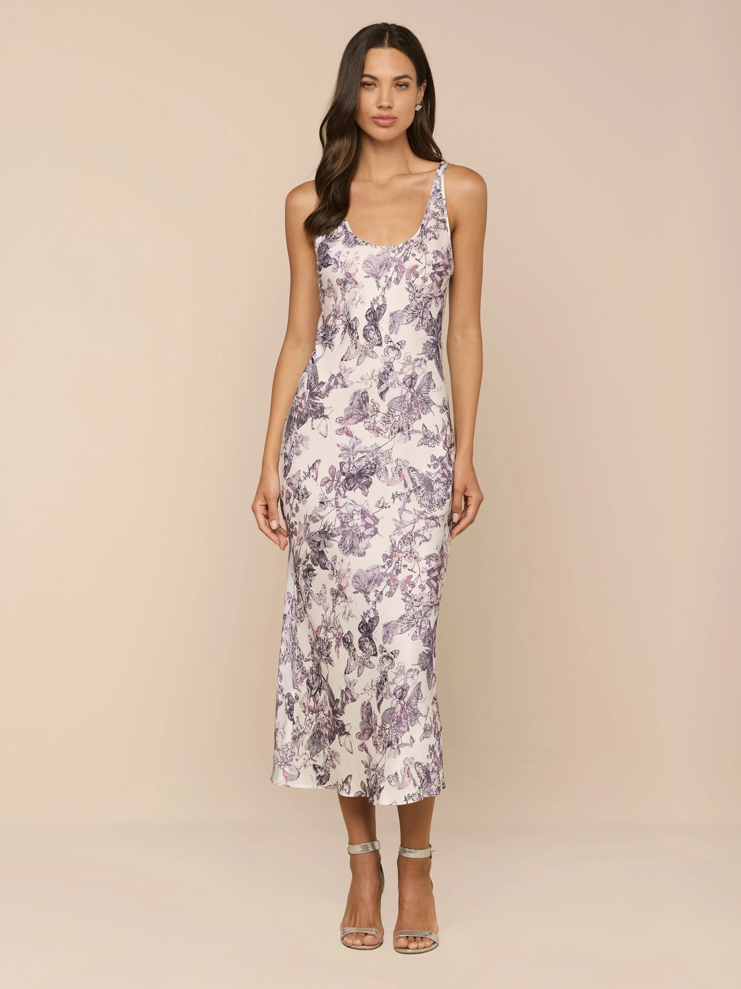 L'AGENCE - Akiya Satin Maxi Dress