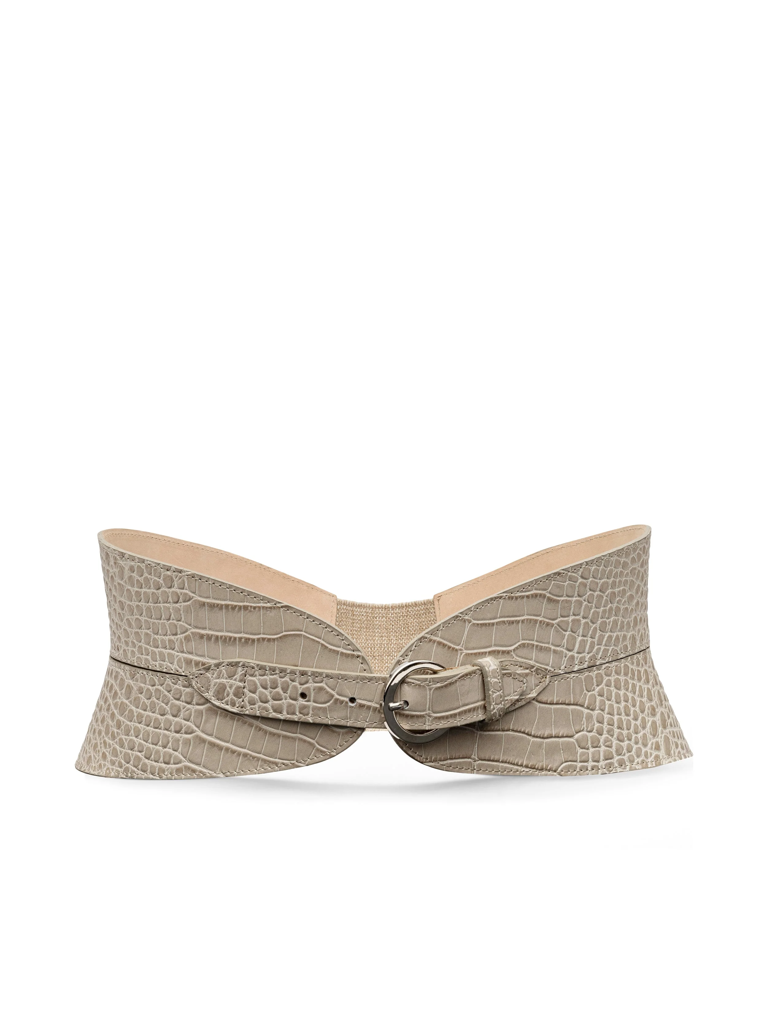 L'AGENCE - Alexandra Croc - Embossed Corset Belt - Image 4
