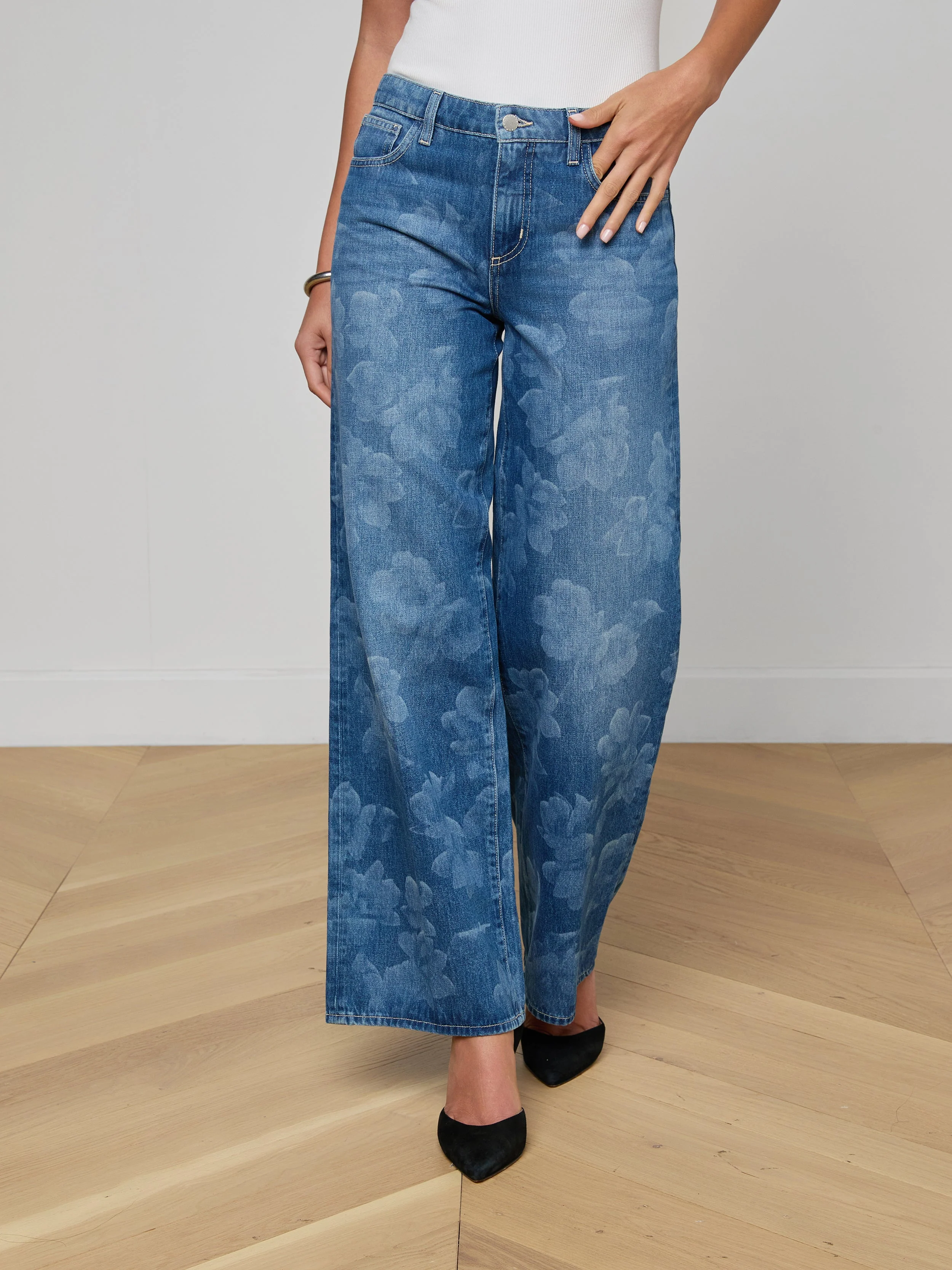 L'AGENCE - Alicent Wide - Leg Jean - Image 3