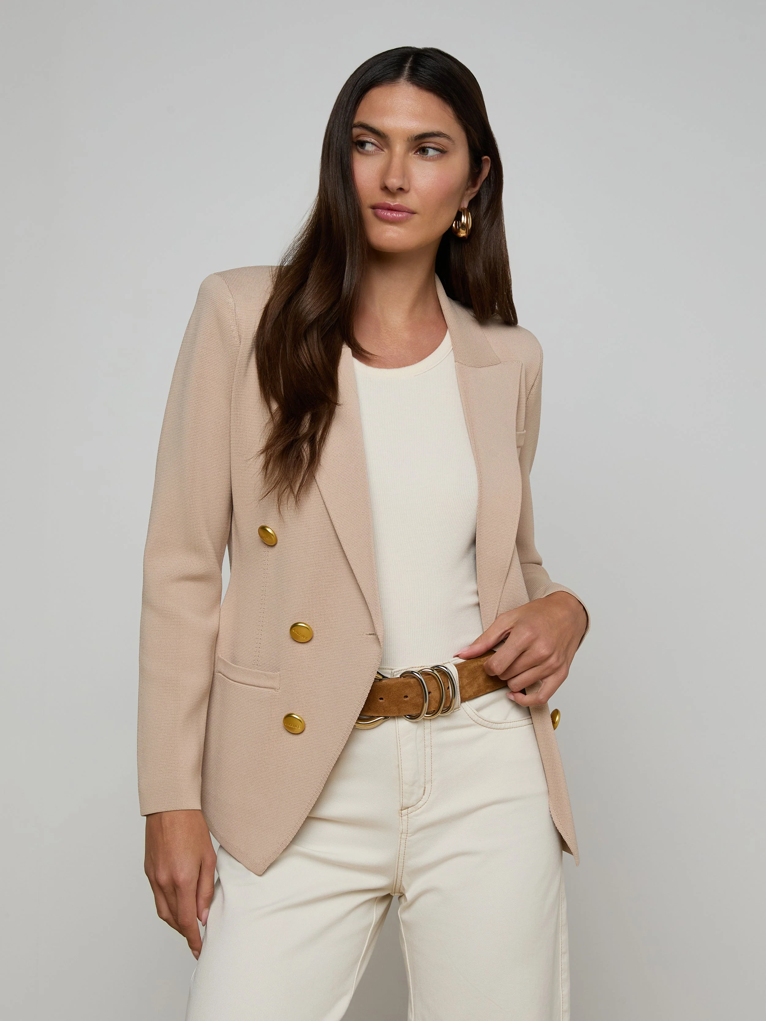 L'AGENCE - Amelia Knit Blazer