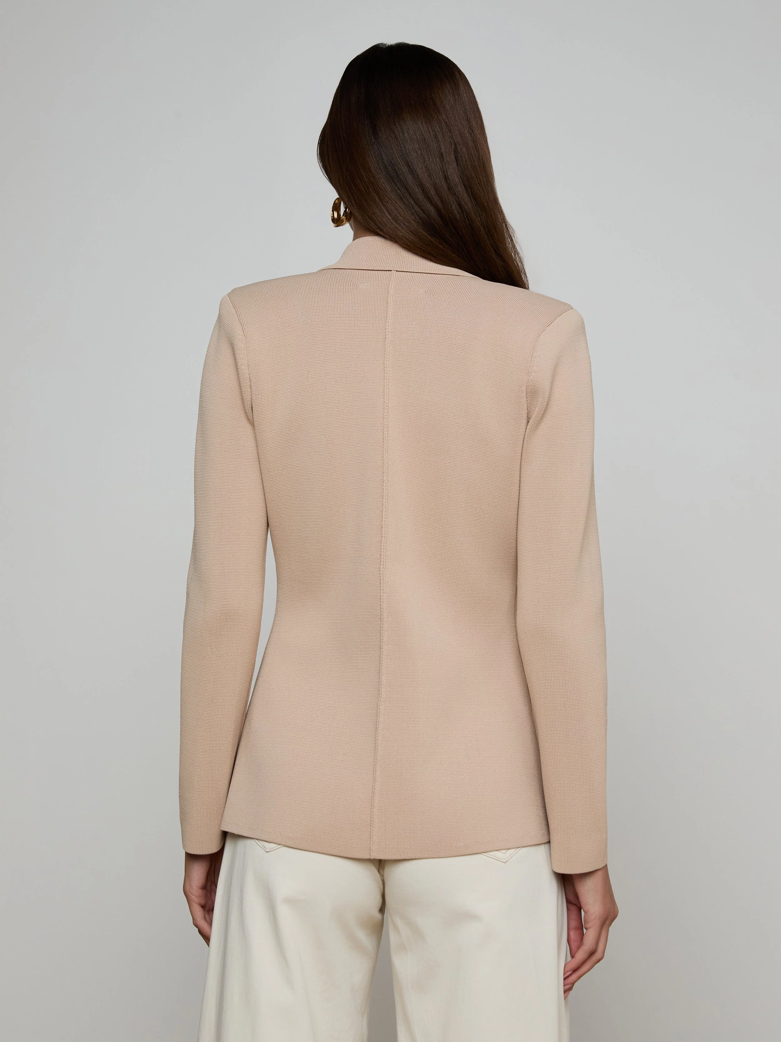 L'AGENCE - Amelia Knit Blazer - Image 4
