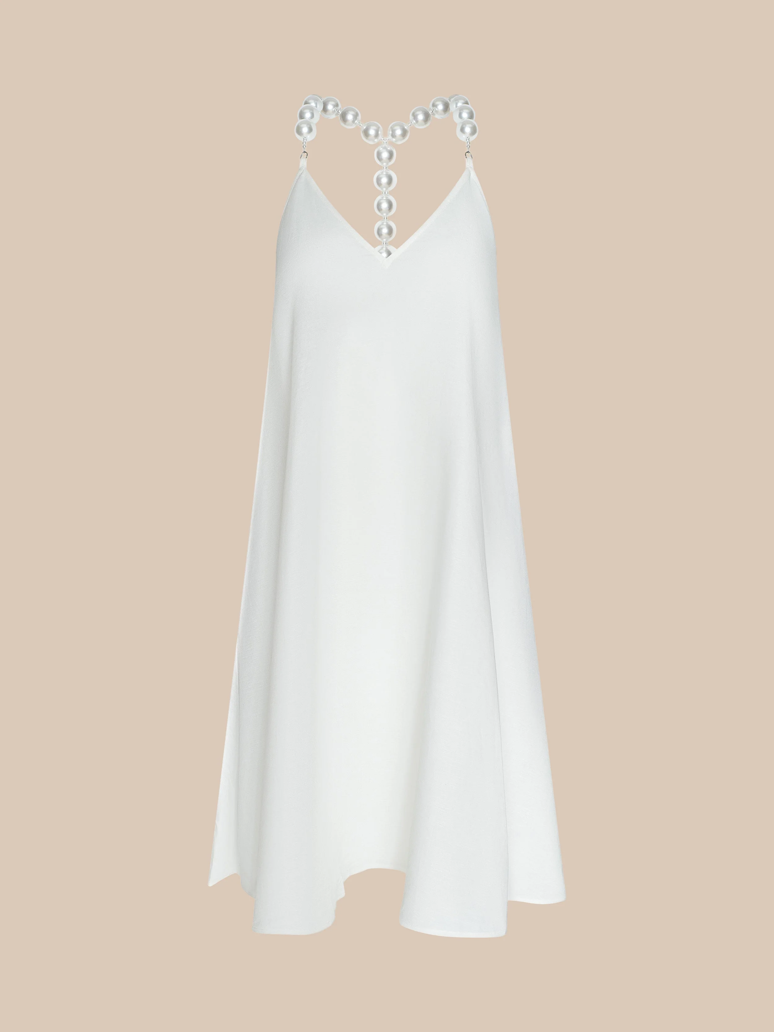 L'AGENCE - Amora Pearl Strap Dress - Image 5