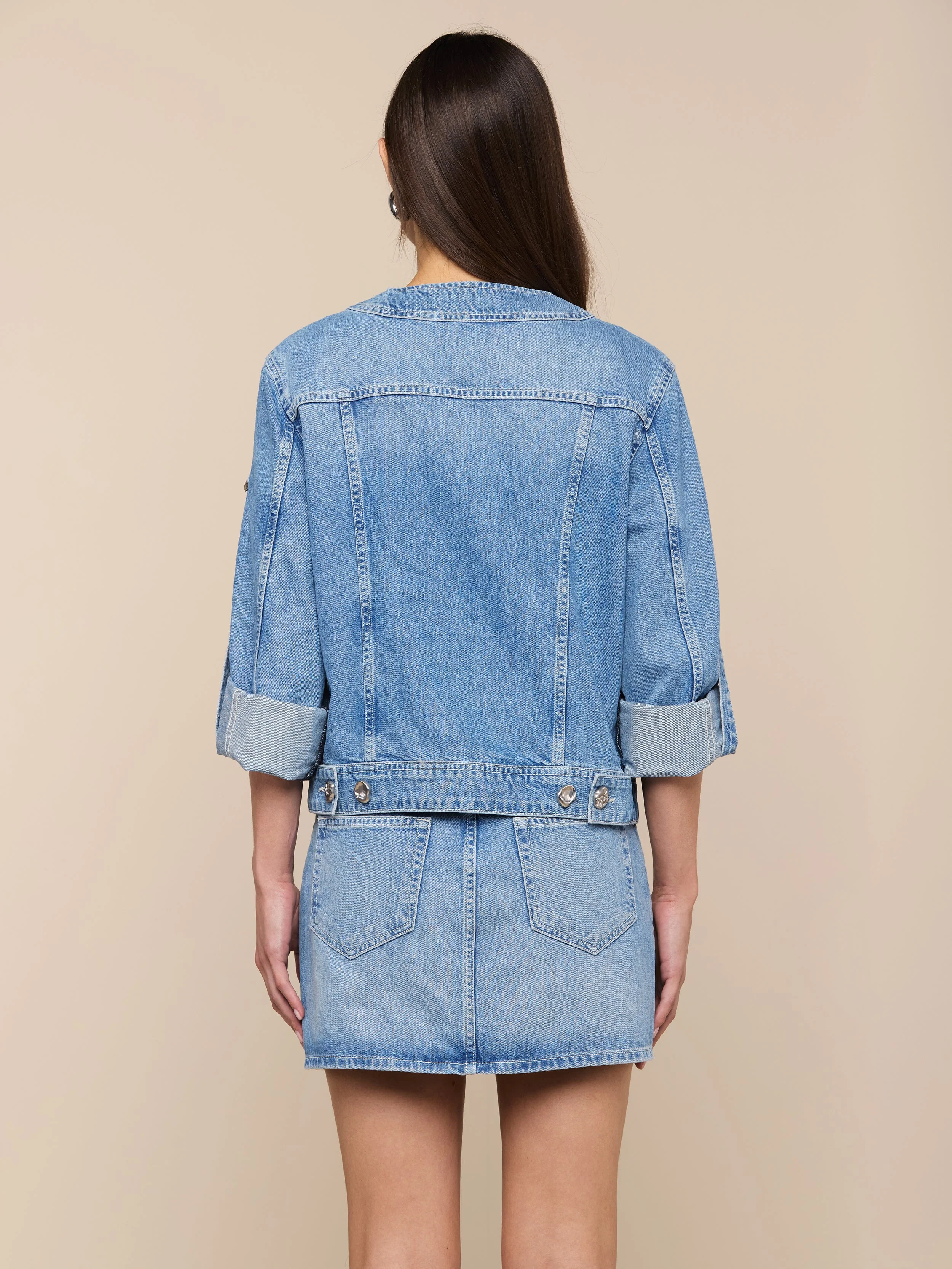 L'AGENCE - Anouk Jean Jacket - Image 5