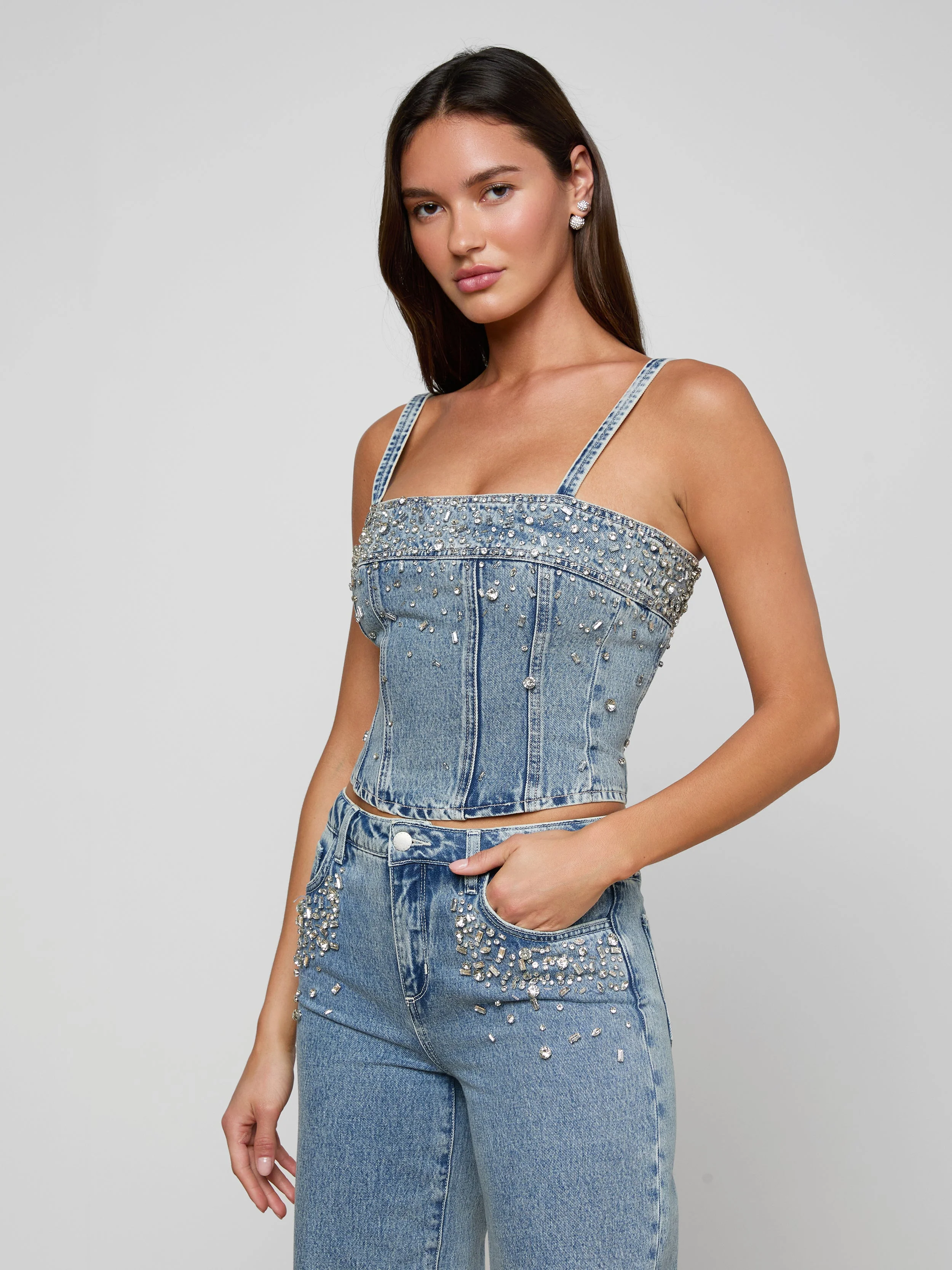 L'AGENCE - Arlin Embellished Tank - Image 3