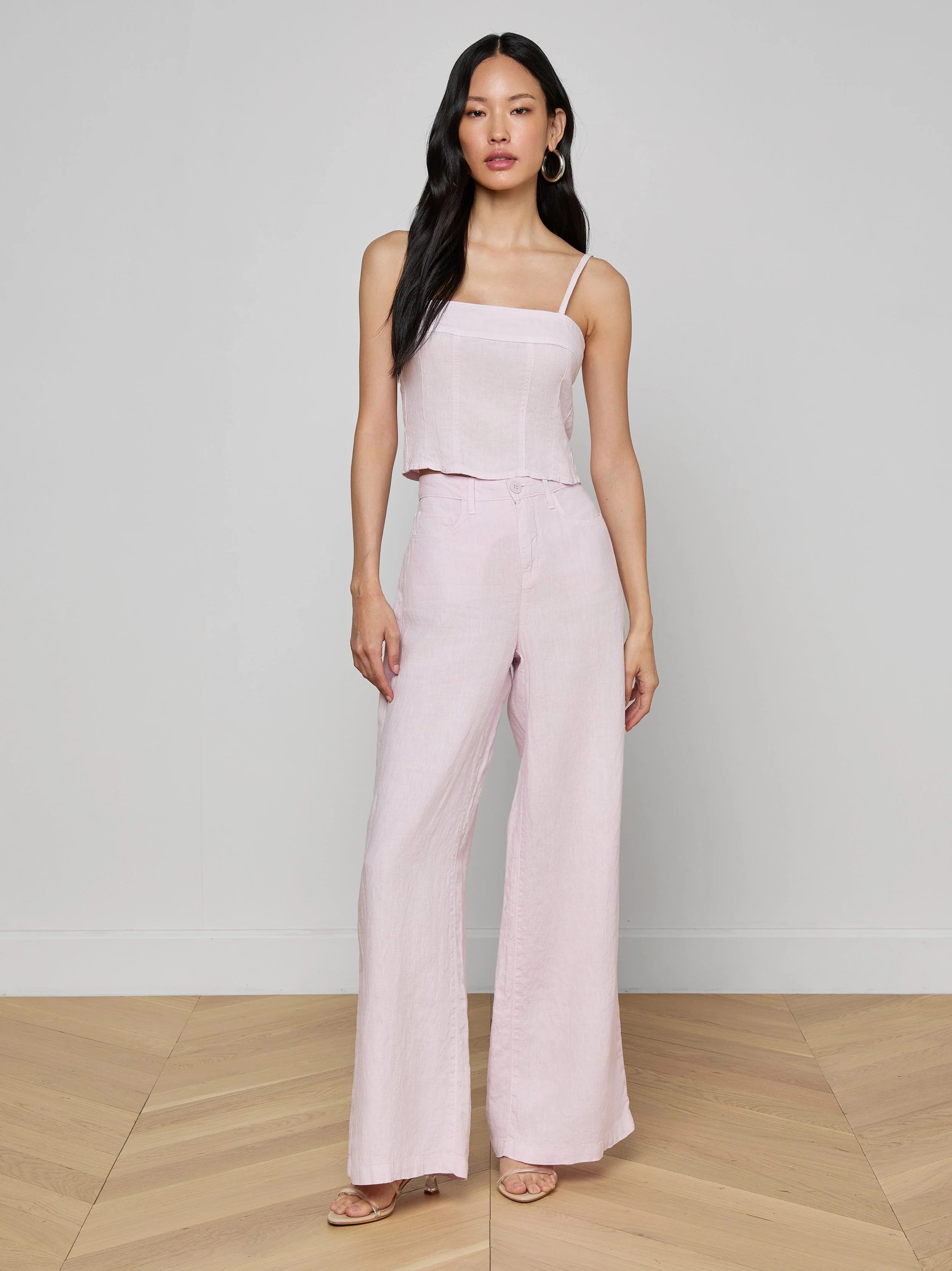 L'AGENCE - Arlin Linen Tank - Image 3