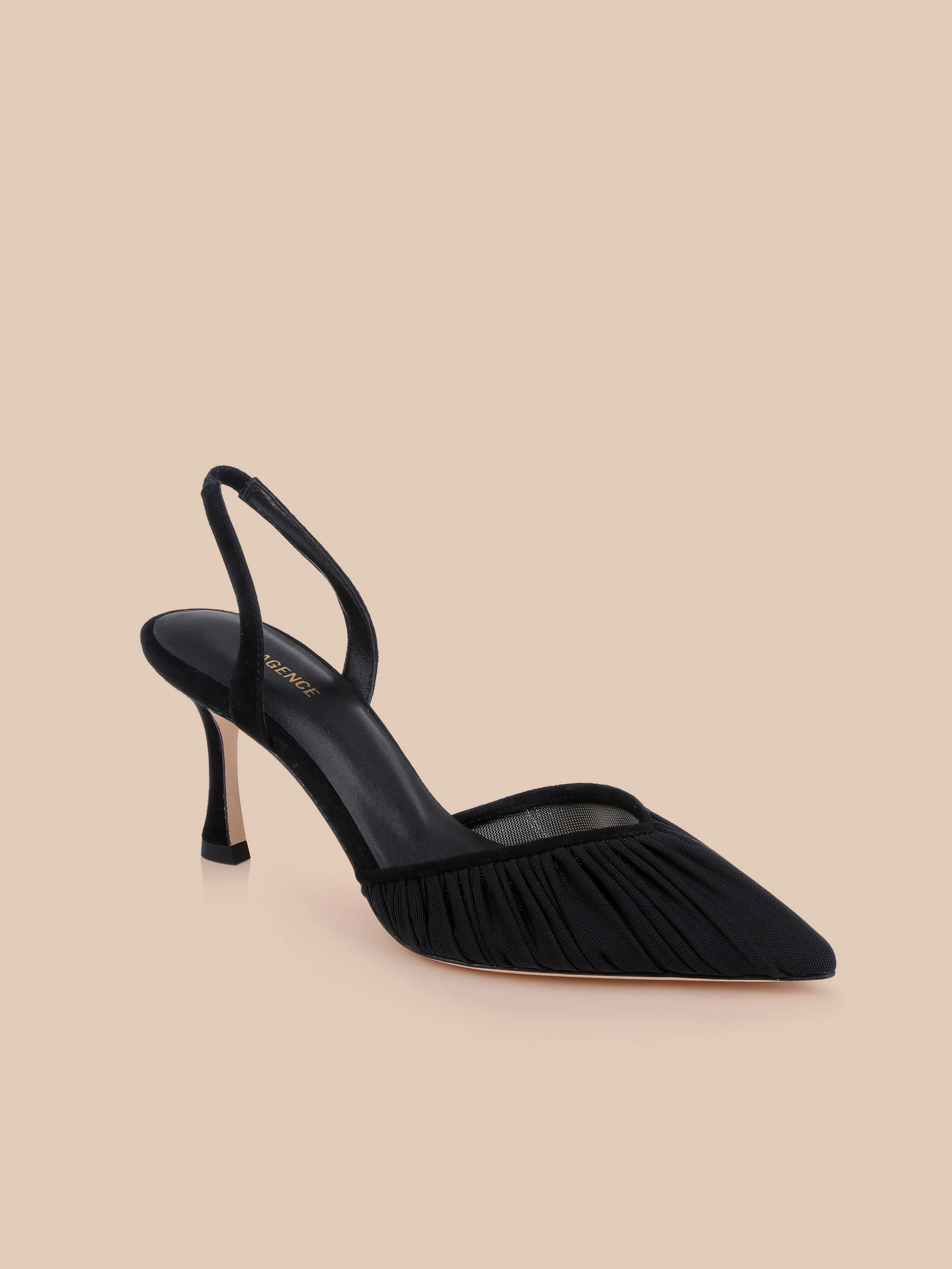 L'AGENCE - Bowery Mesh Slingback Pump - Image 2