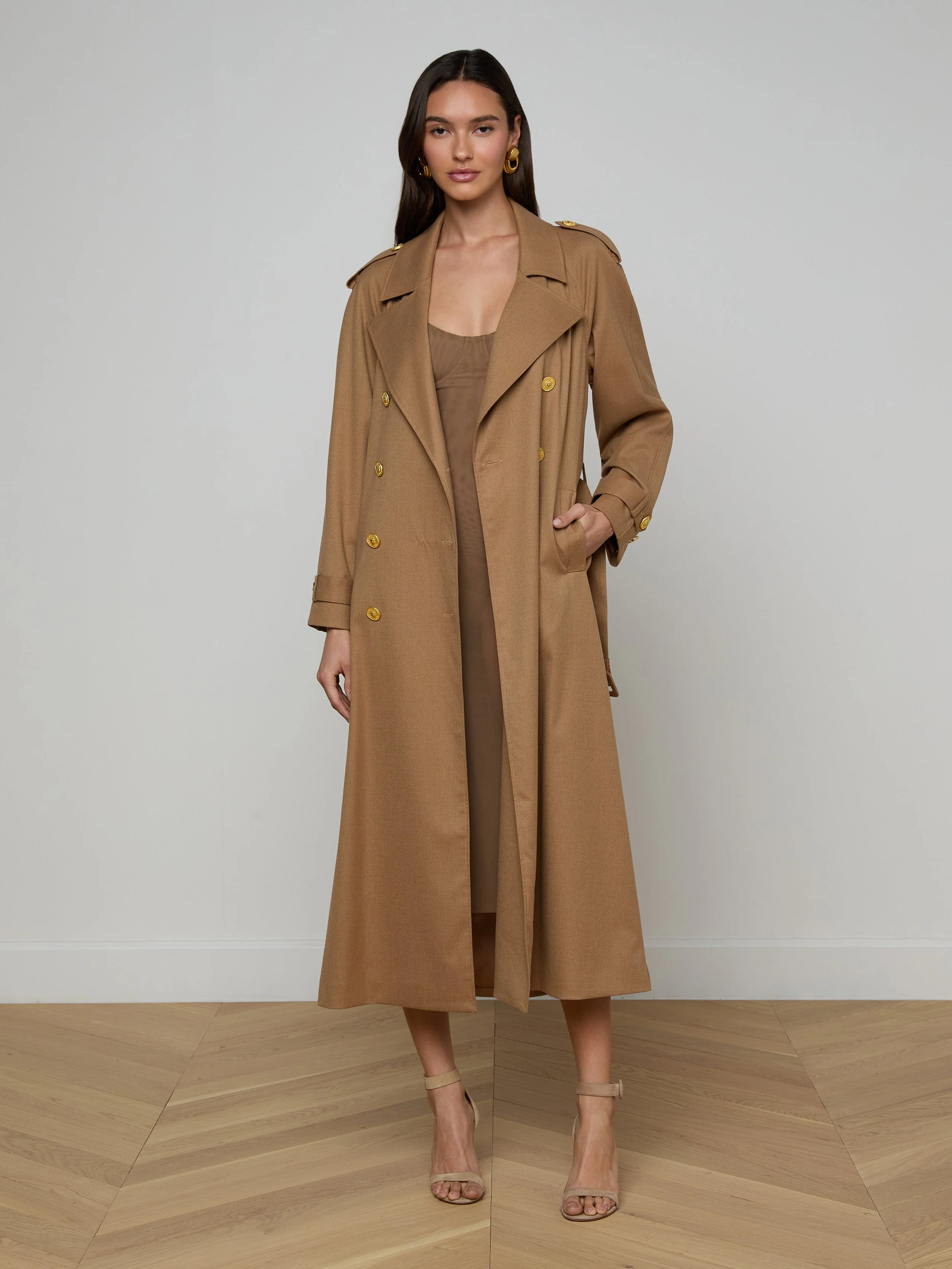 L'AGENCE - Brinley Oversized Trench Coat - Image 2