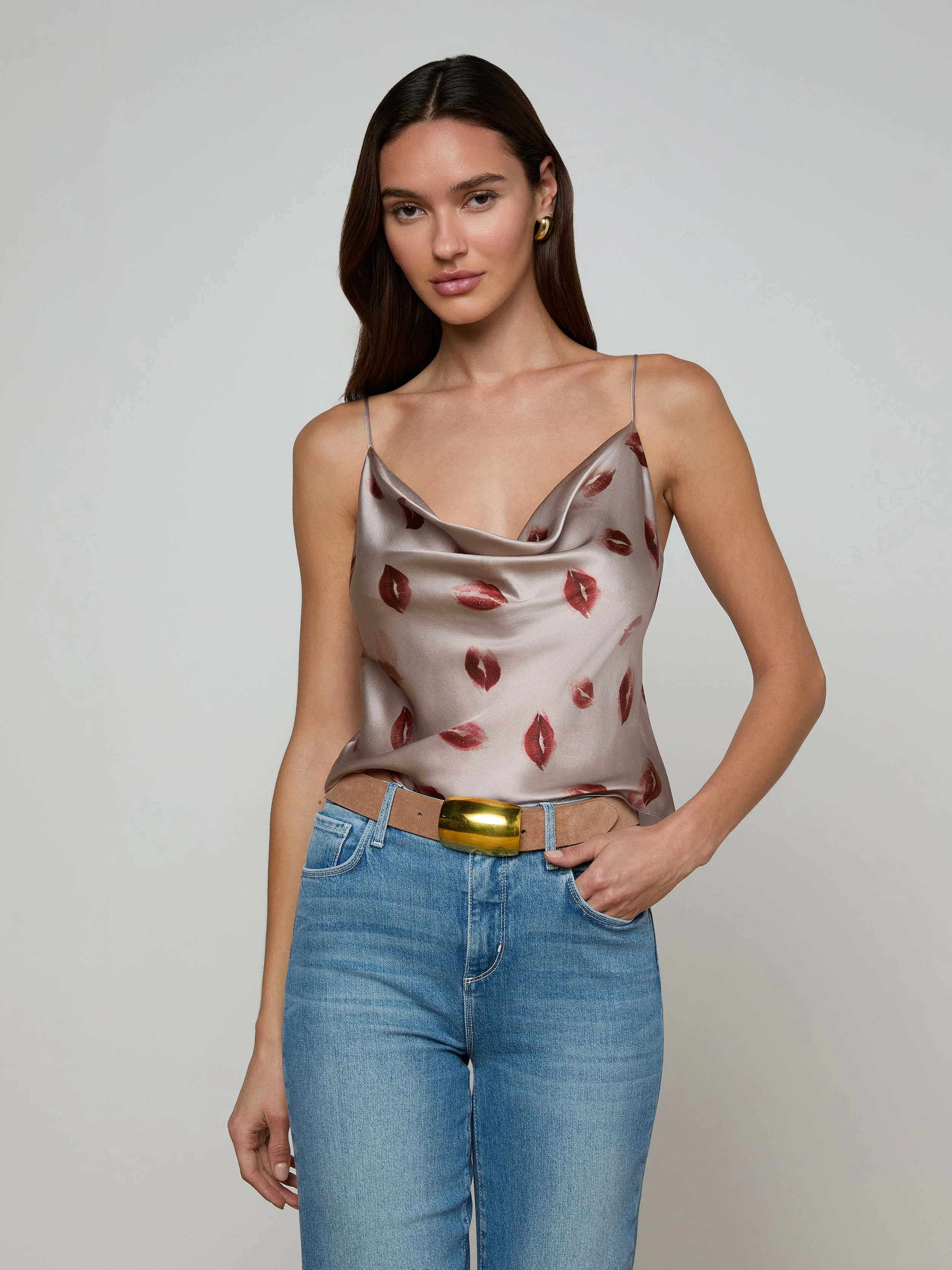L'AGENCE - Calista Satin Camisole