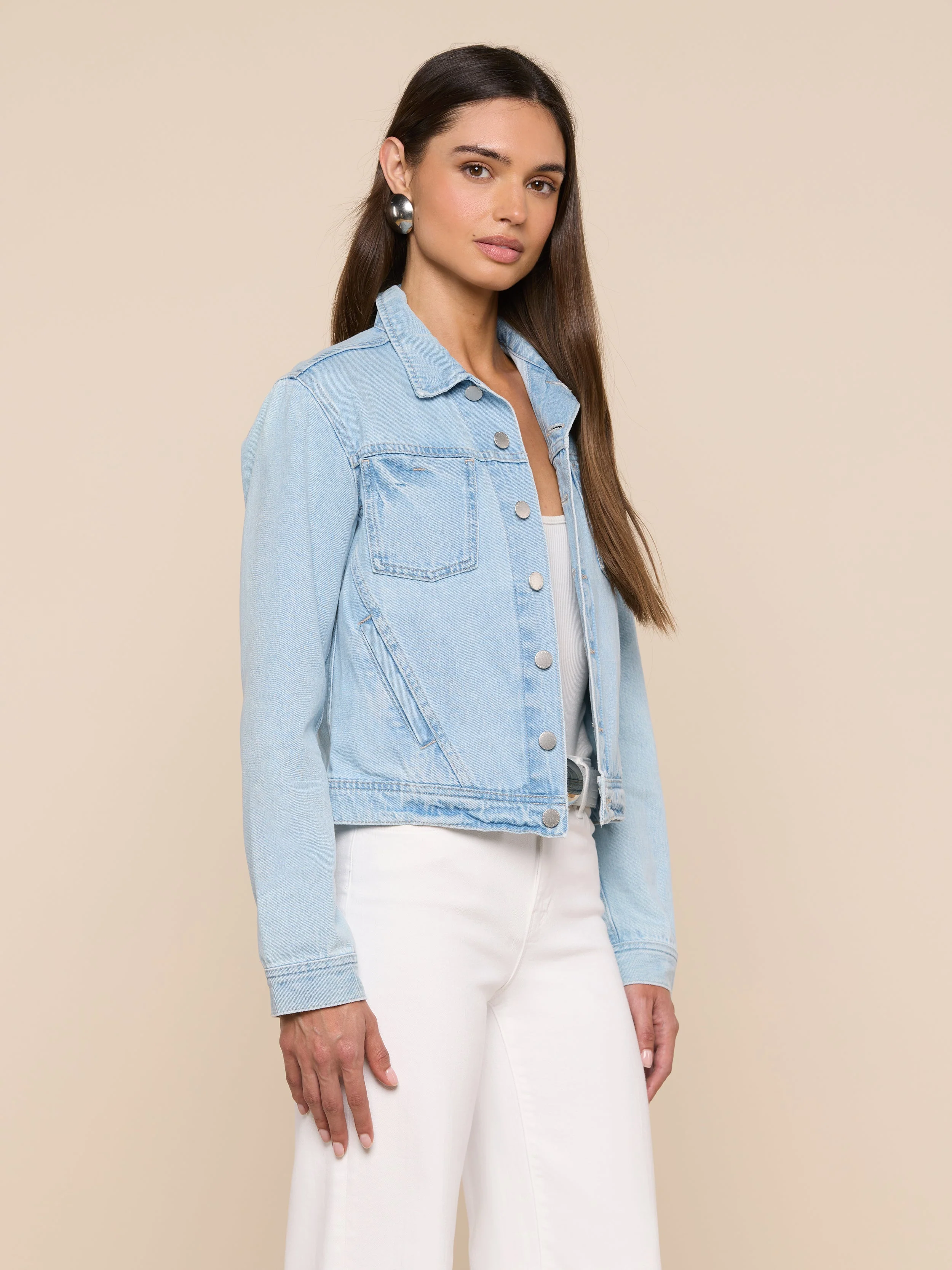 L'AGENCE - Celine Jean Jacket - Image 2