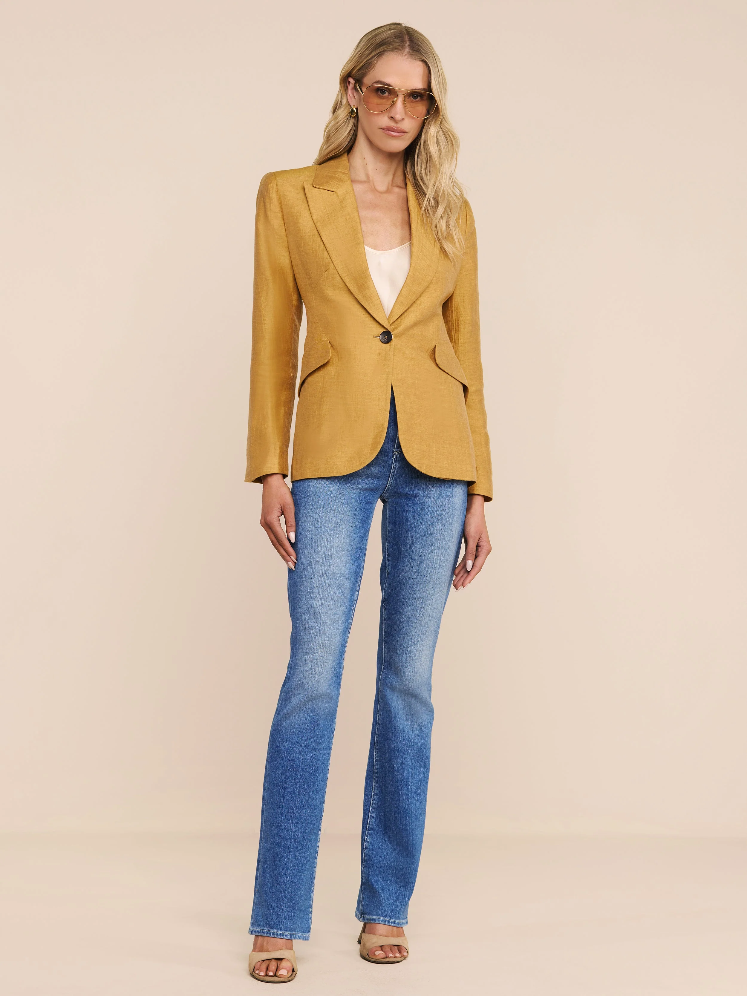 L'AGENCE - Chamberlain Linen - Blend Blazer - Image 6