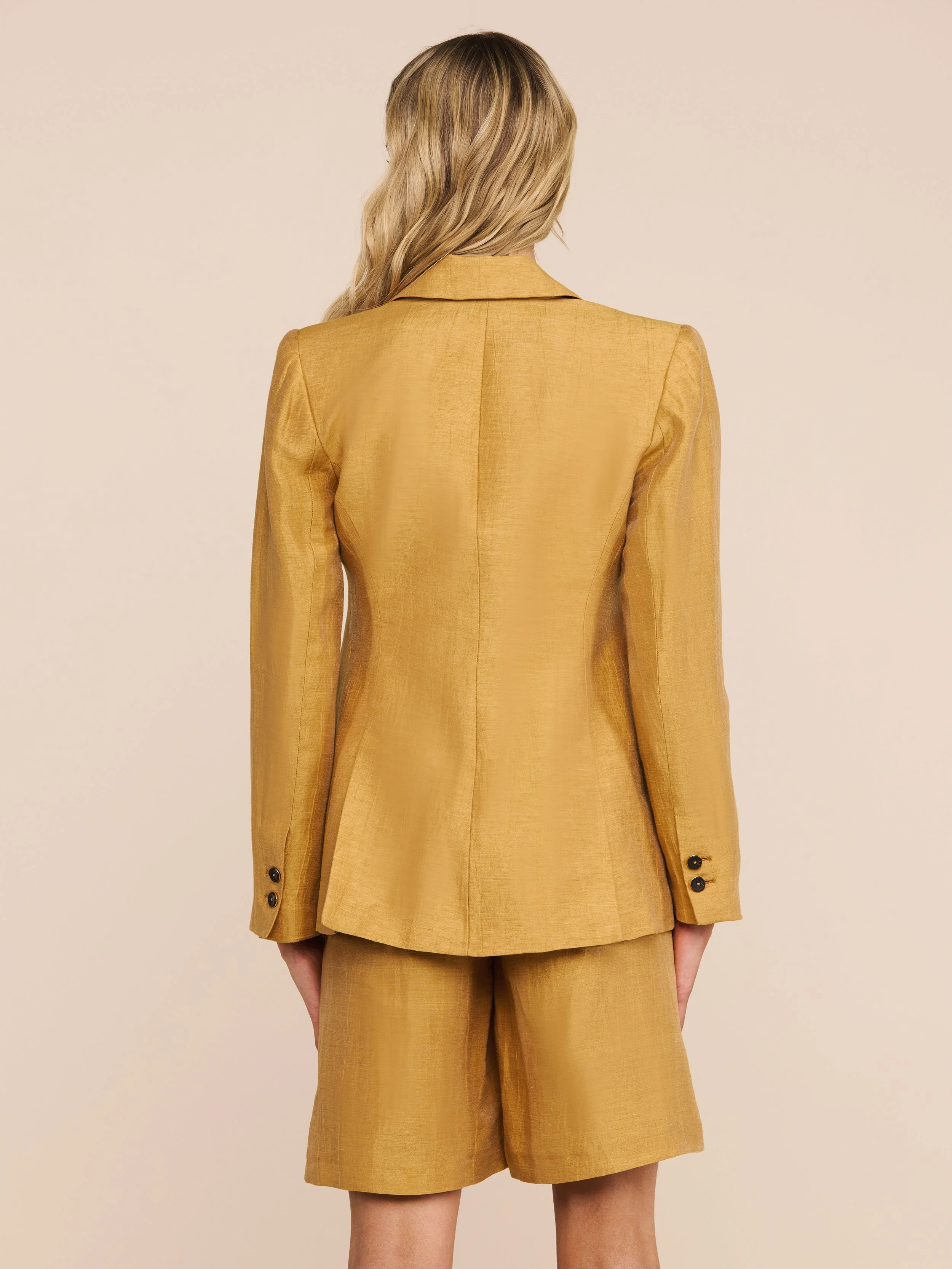 L'AGENCE - Chamberlain Linen - Blend Blazer - Image 7