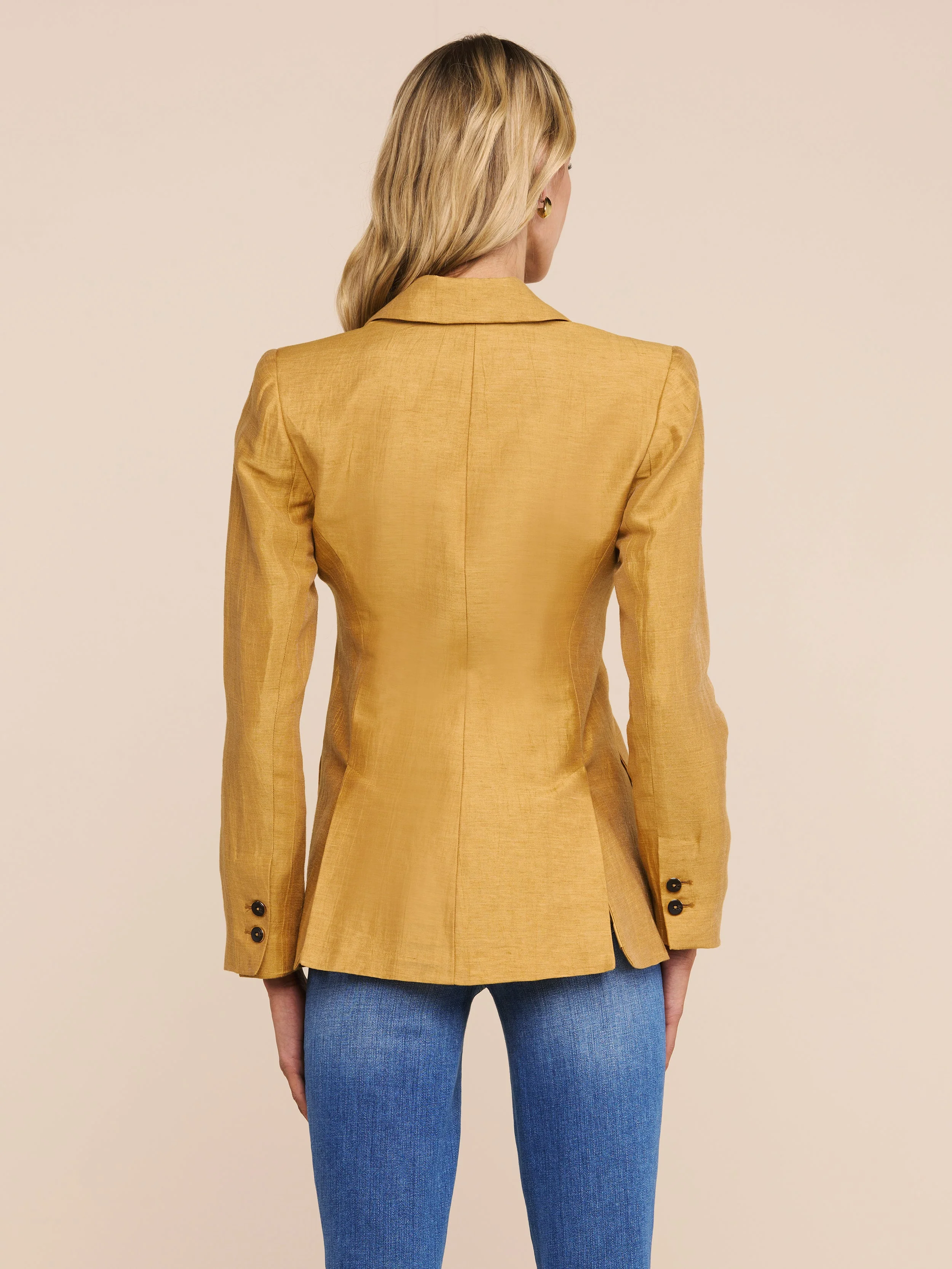 L'AGENCE - Chamberlain Linen - Blend Blazer - Image 8