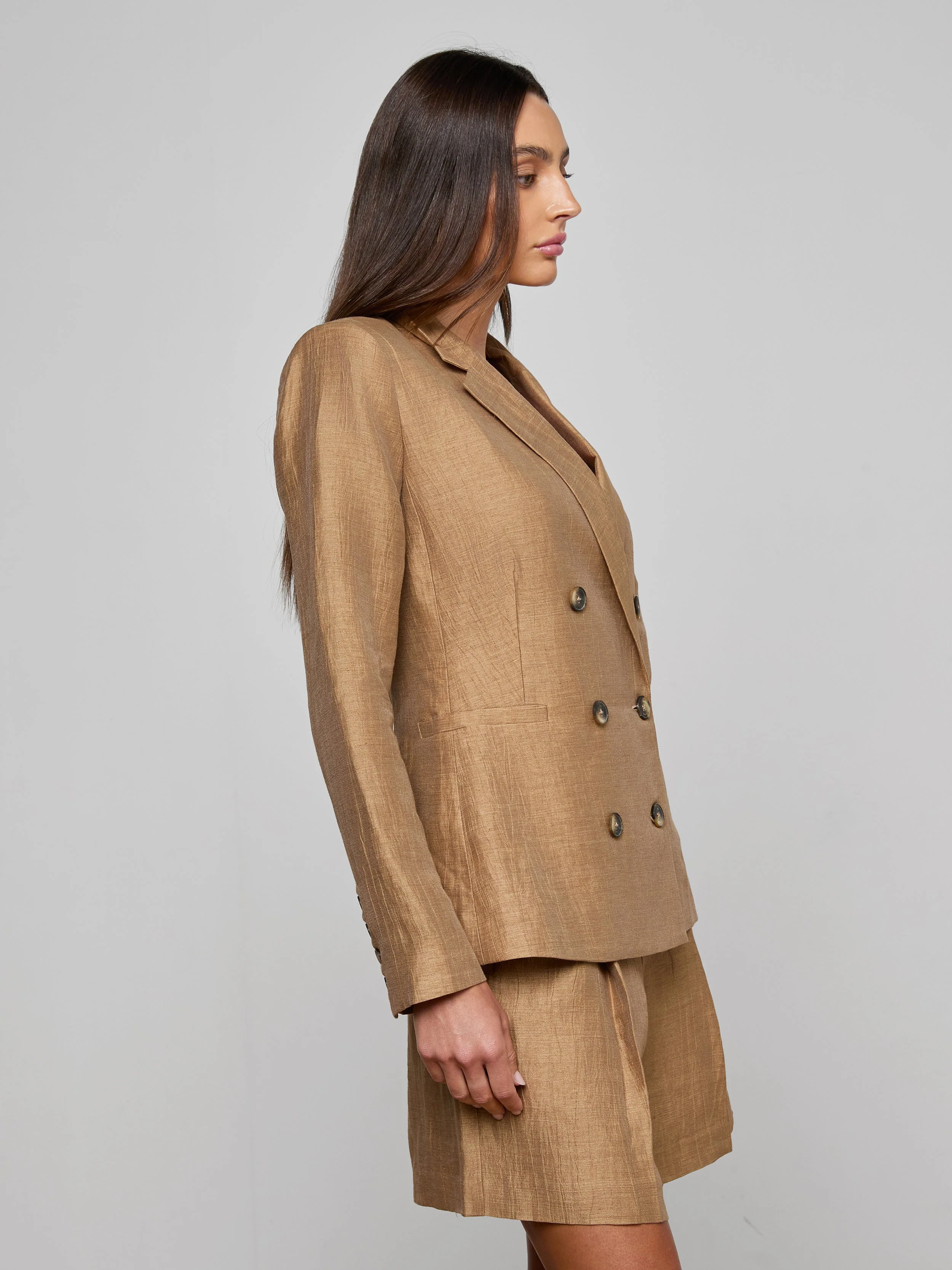 L'AGENCE - Colin Linen - Blend Blazer - Image 4