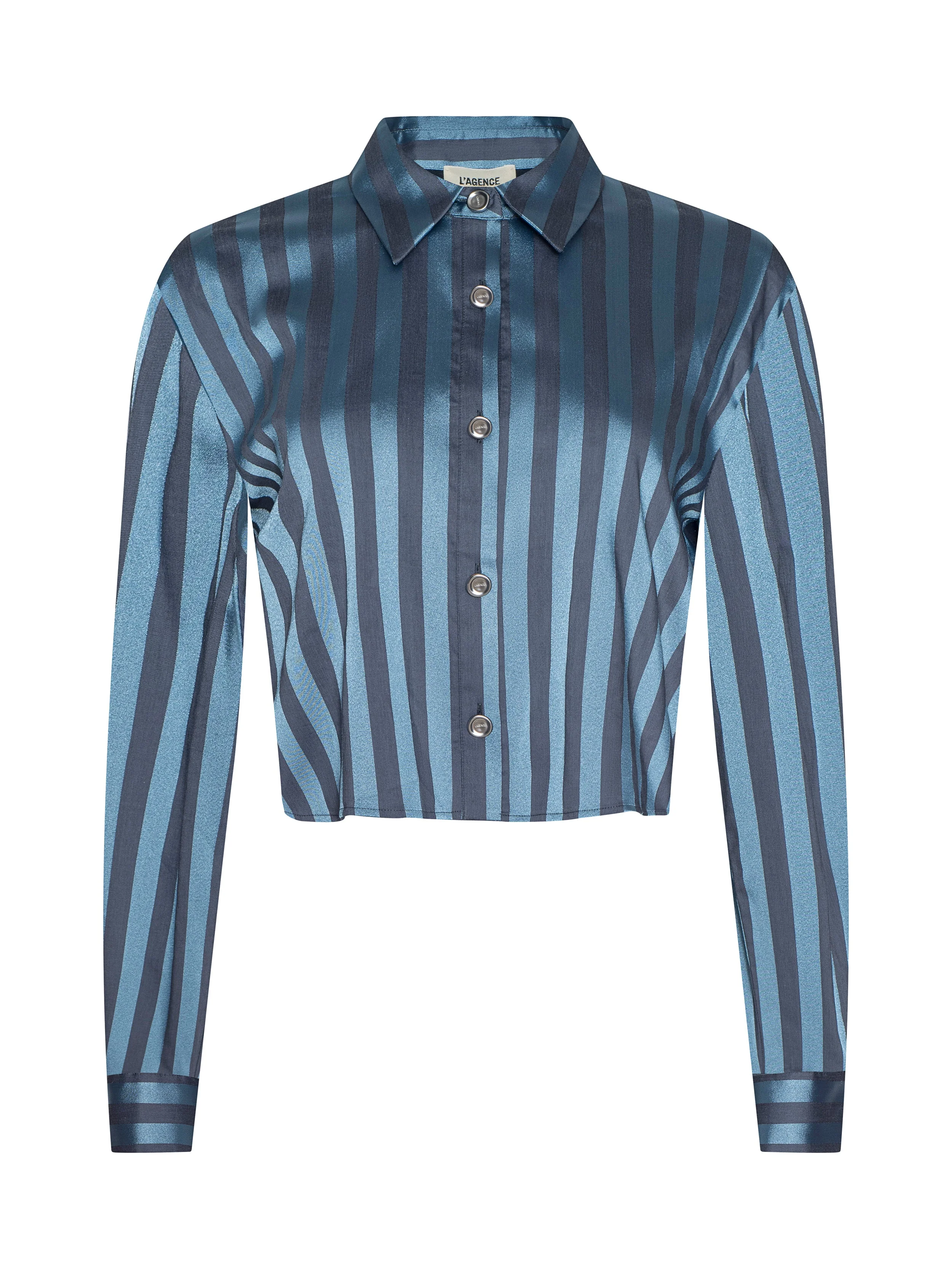 L'AGENCE - Cosette Satin Shirt - Image 7