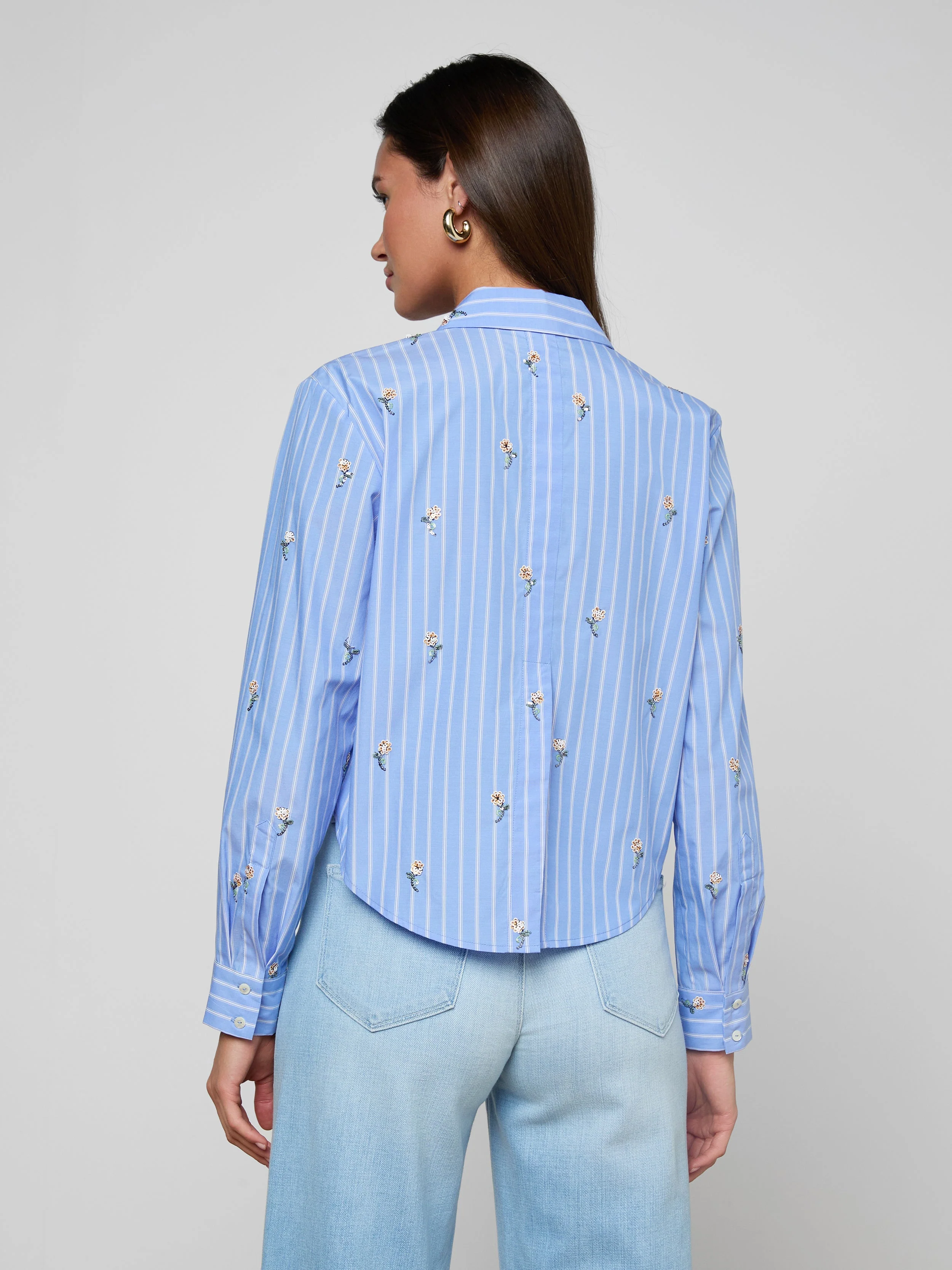 L'AGENCE - Cosette Sequined Shirt - Image 5