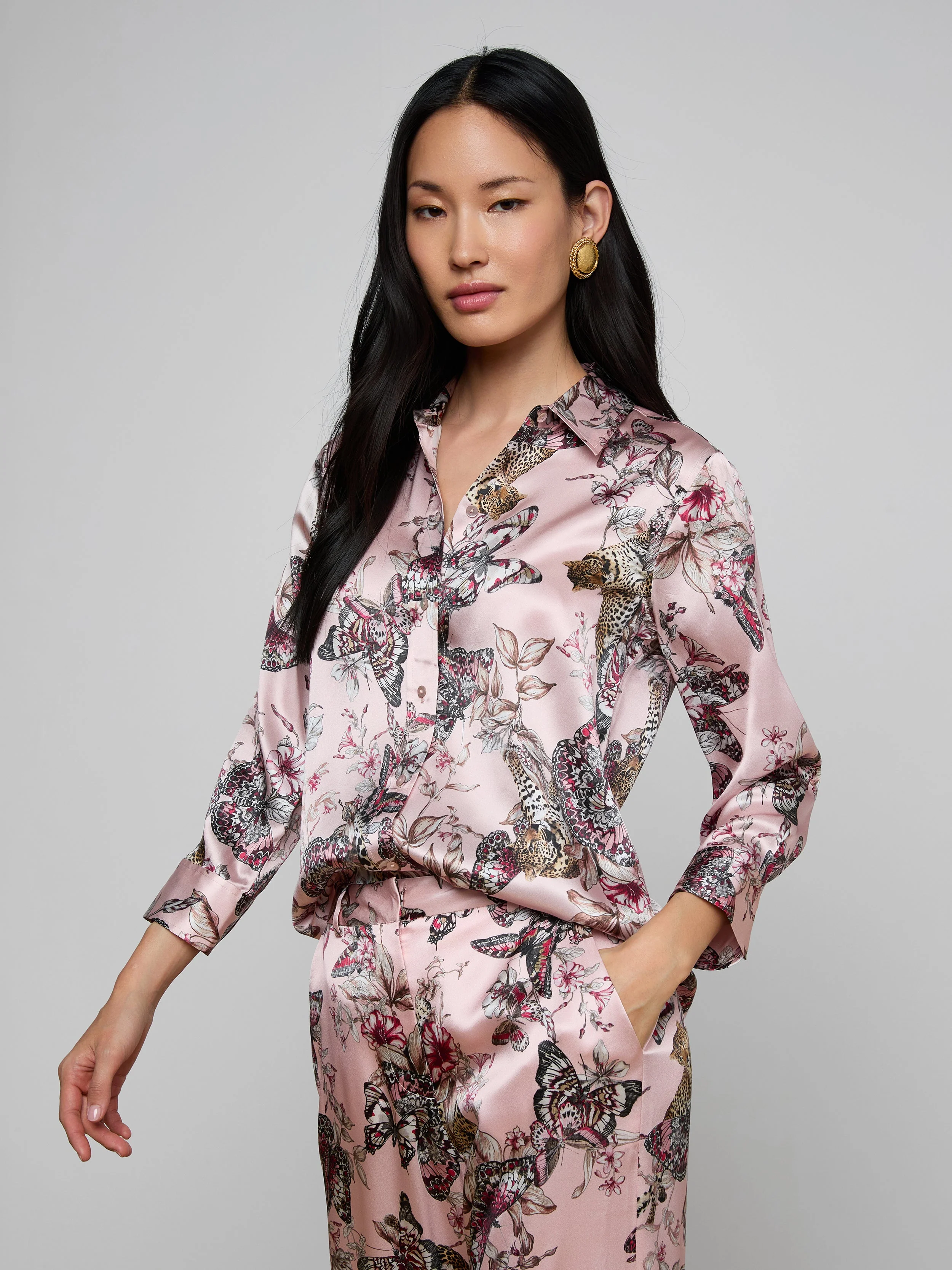 L'AGENCE - Dani Silk Blouse - Image 2