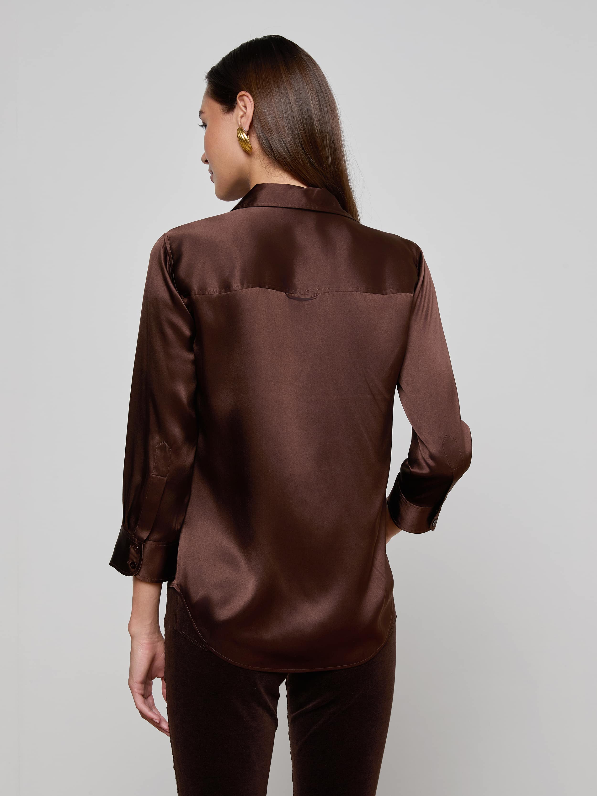 L'AGENCE - Dani Silk Blouse - Image 4