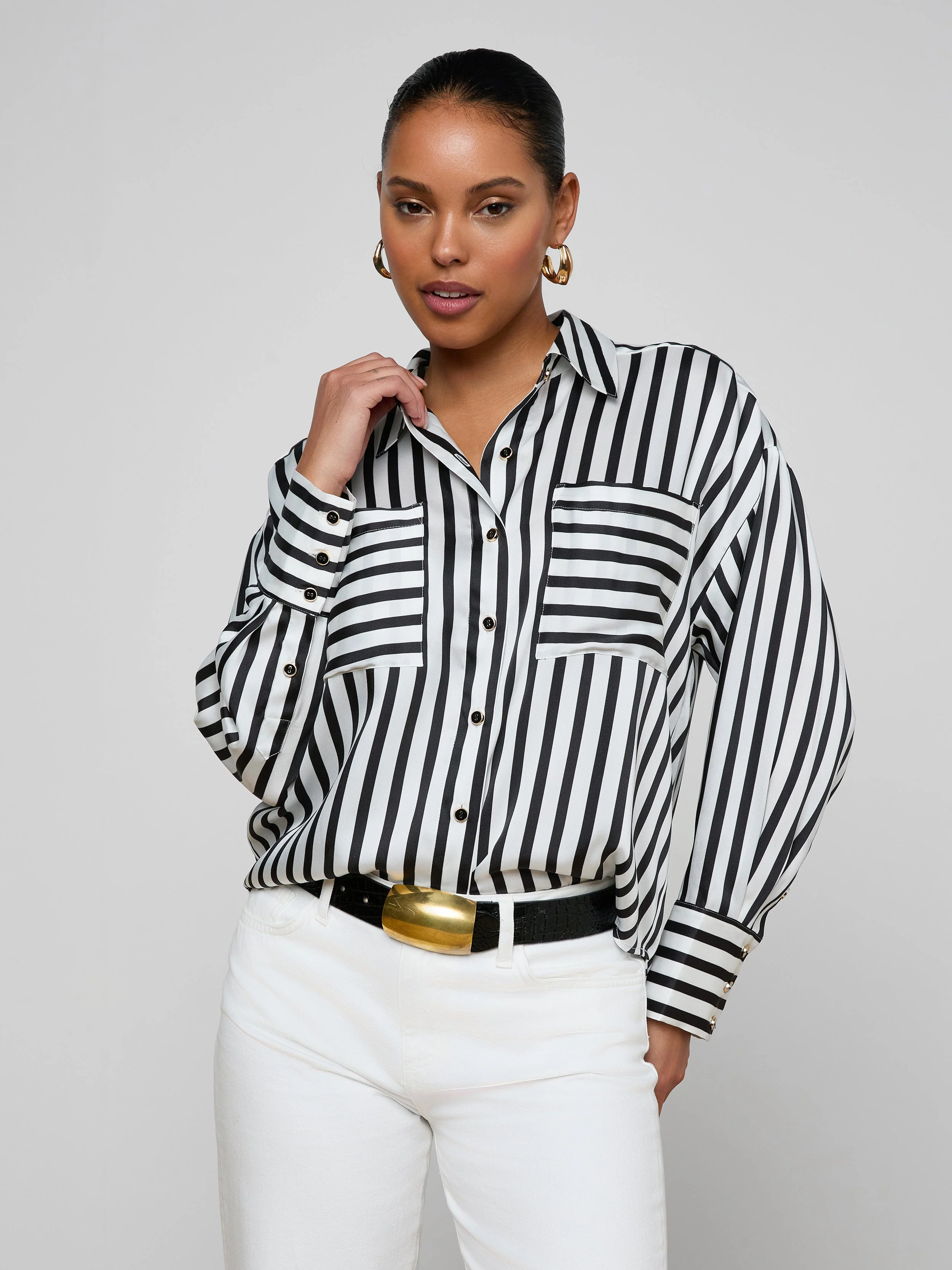 L'AGENCE - Eliora Shirt - Image 4