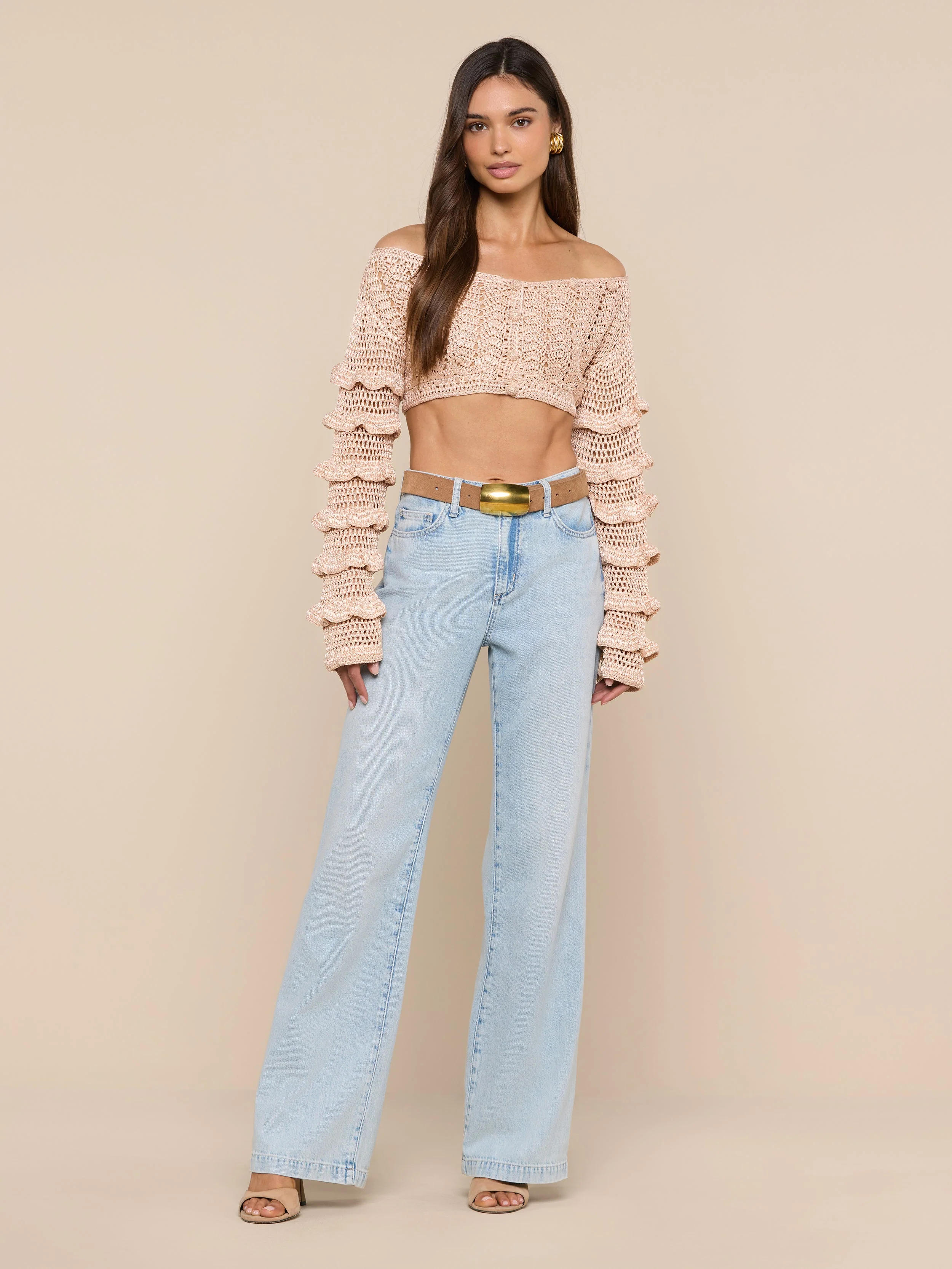 L'AGENCE - Fey Crocheted Top - Image 4