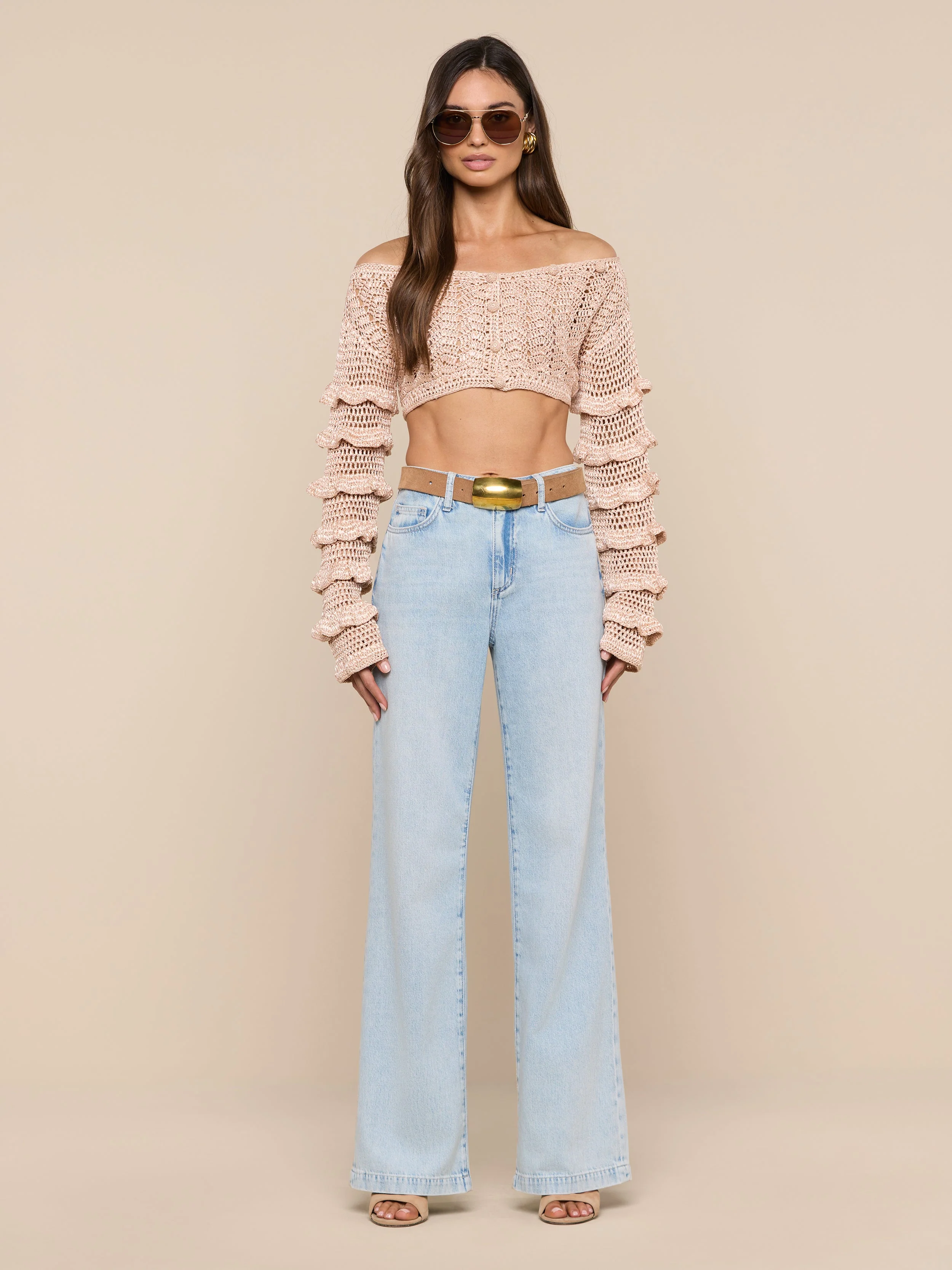L'AGENCE - Fey Crocheted Top - Image 5