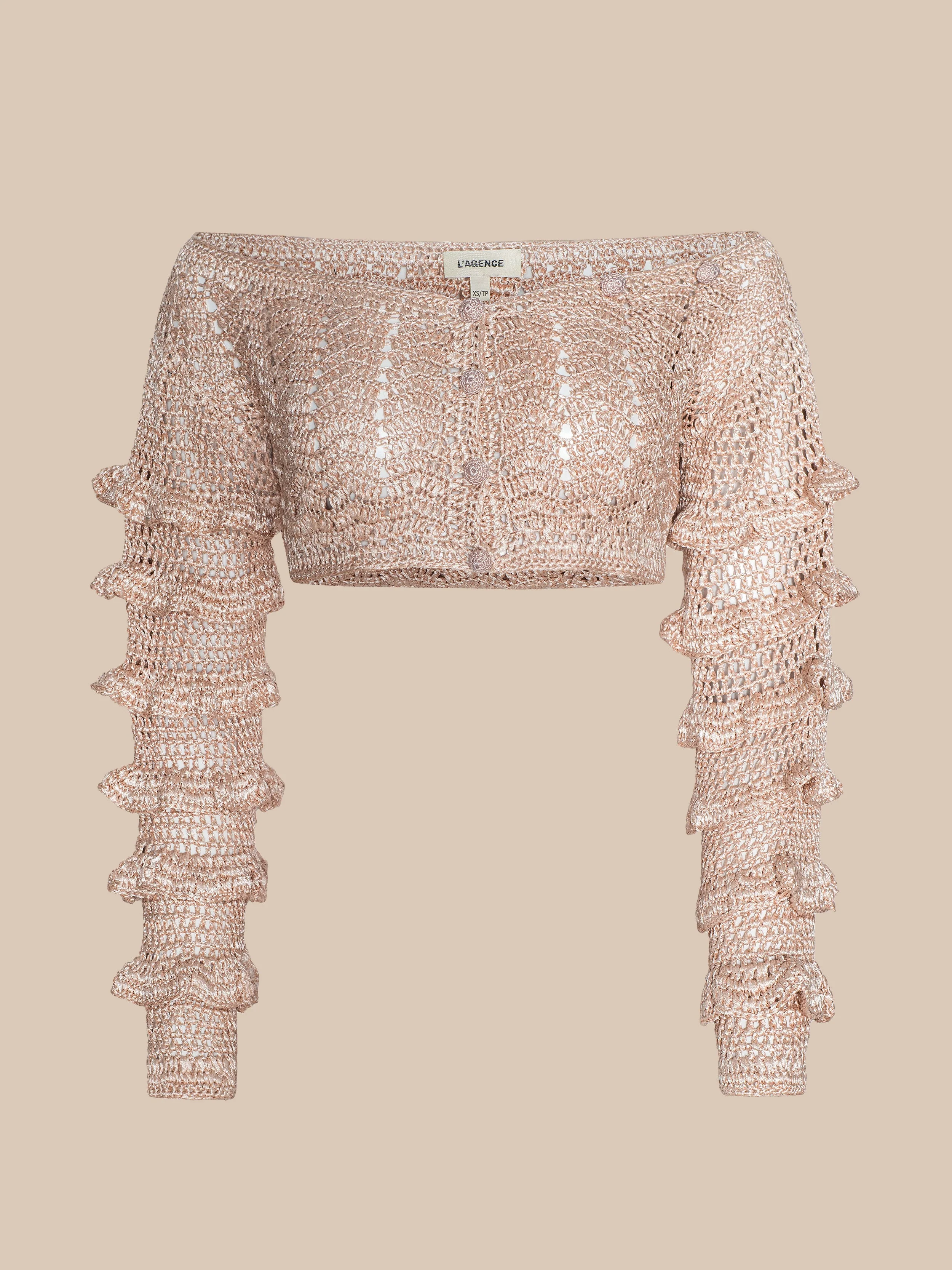 L'AGENCE - Fey Crocheted Top - Image 8
