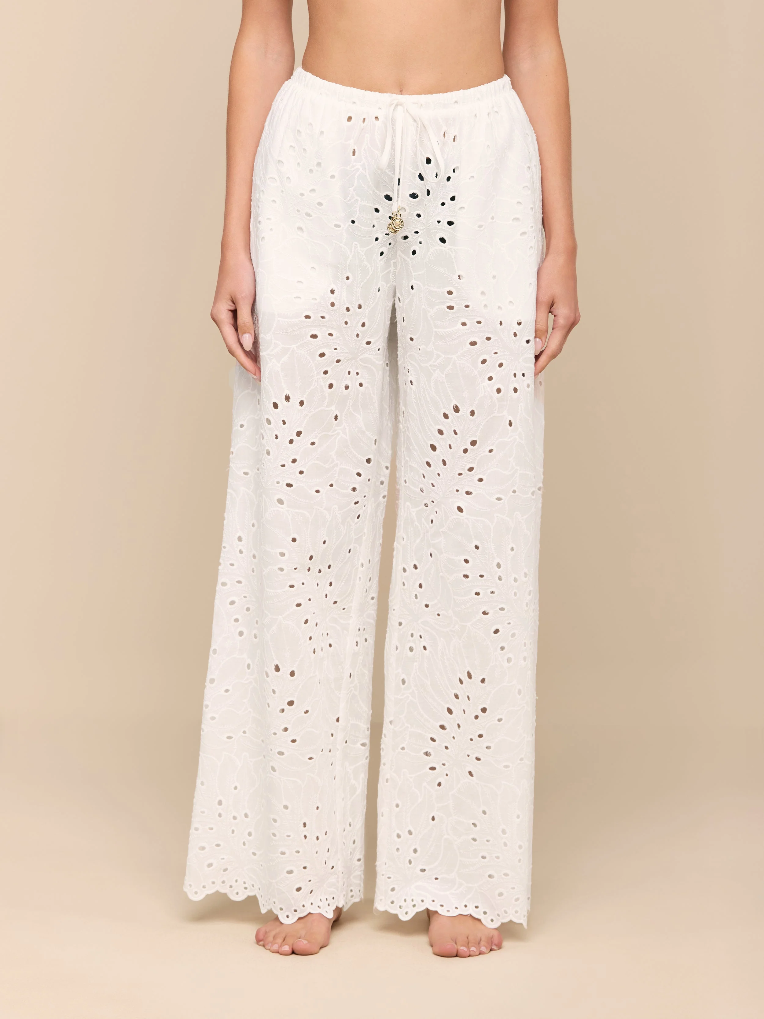 L'AGENCE - Geraldine Eyelet Cover - Up Pant - Image 2