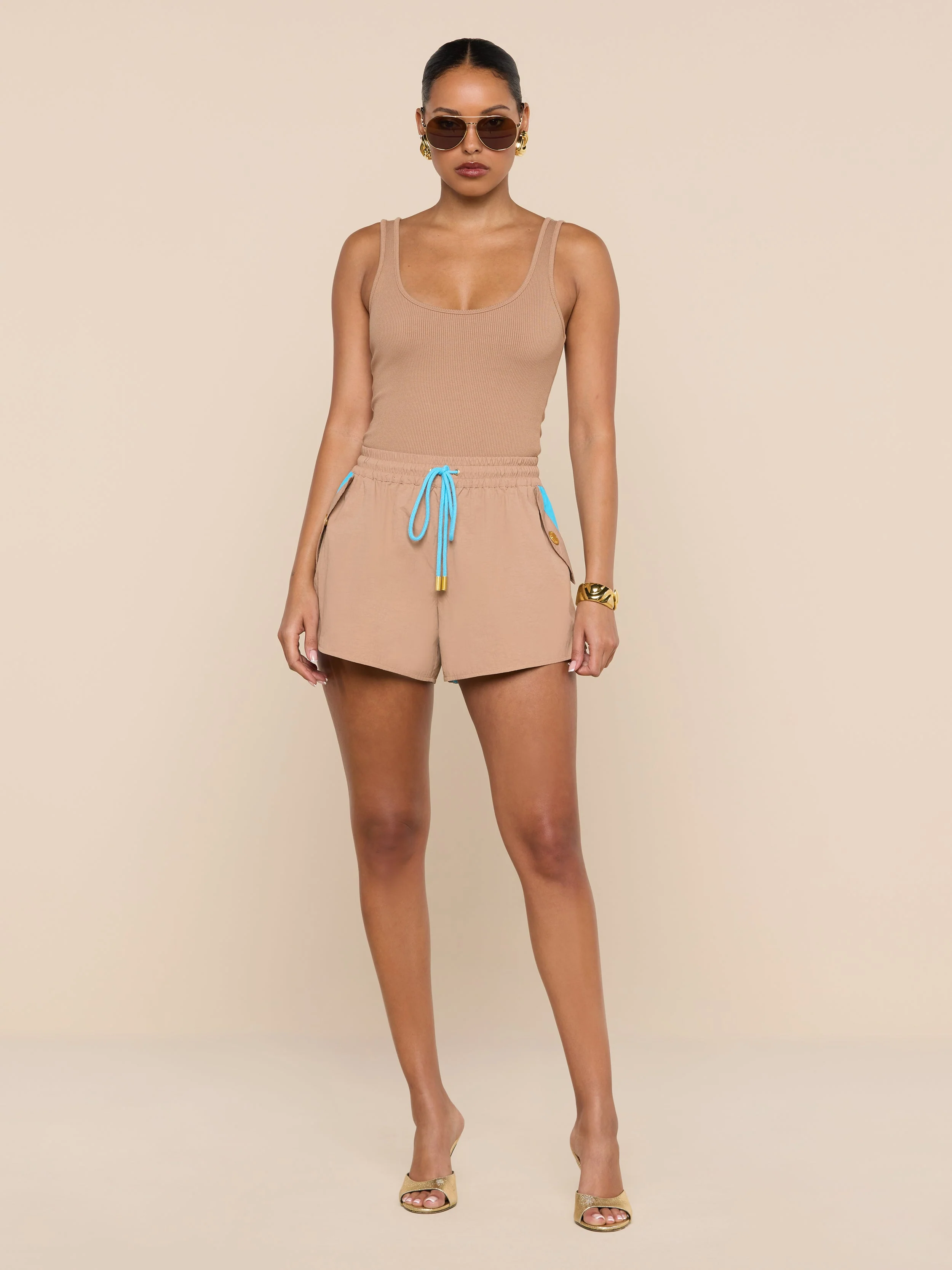 L'AGENCE - Grayson Nylon Short - Image 3