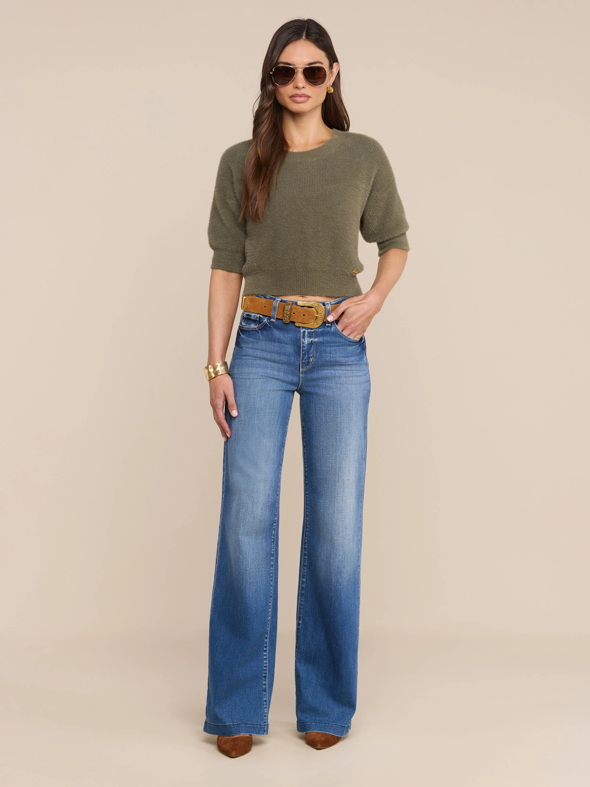 L'AGENCE - Guinevere Cropped Pullover - Image 3