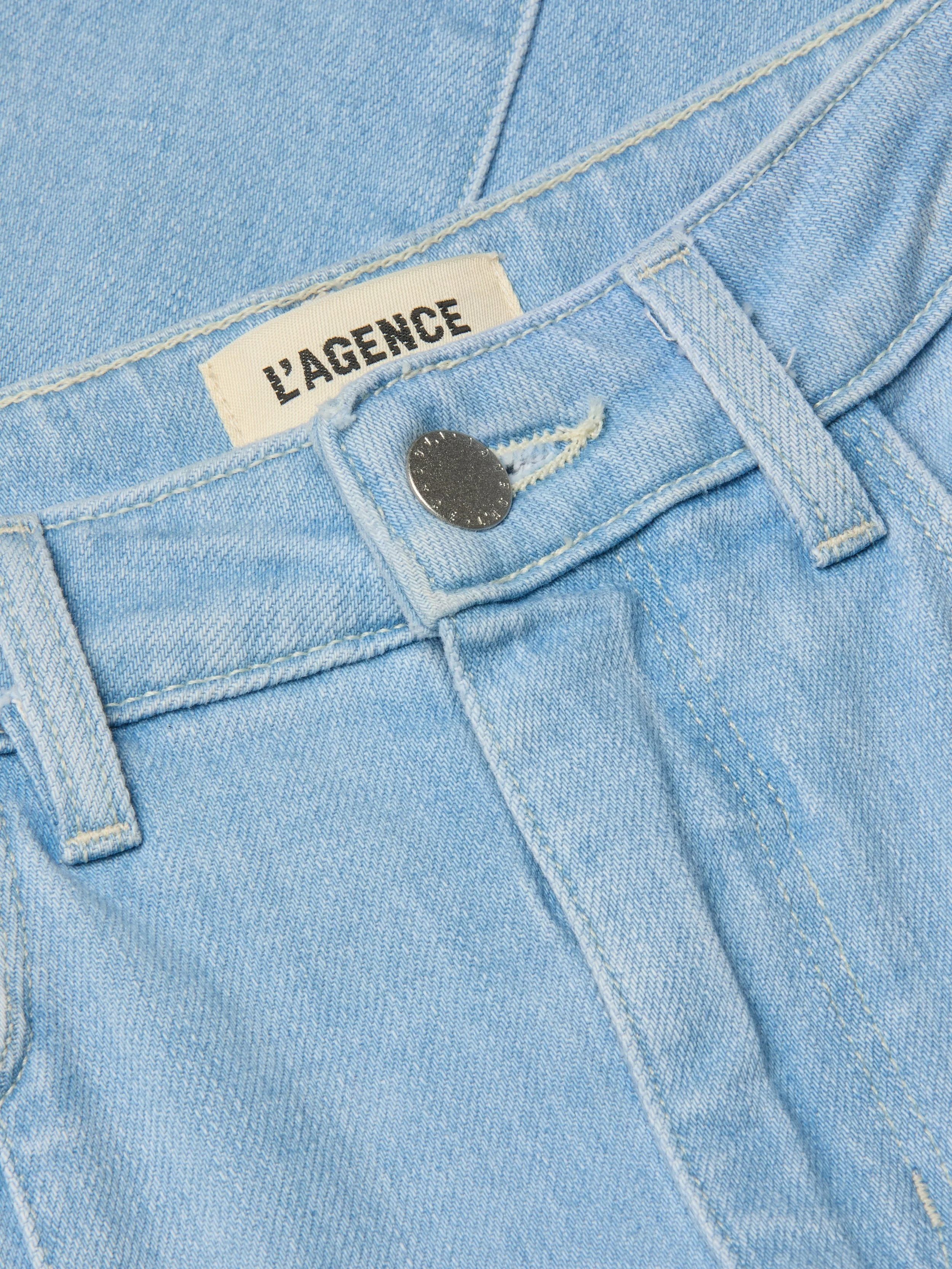 L'AGENCE - Houston Cropped Wide - Leg Jean - Image 5