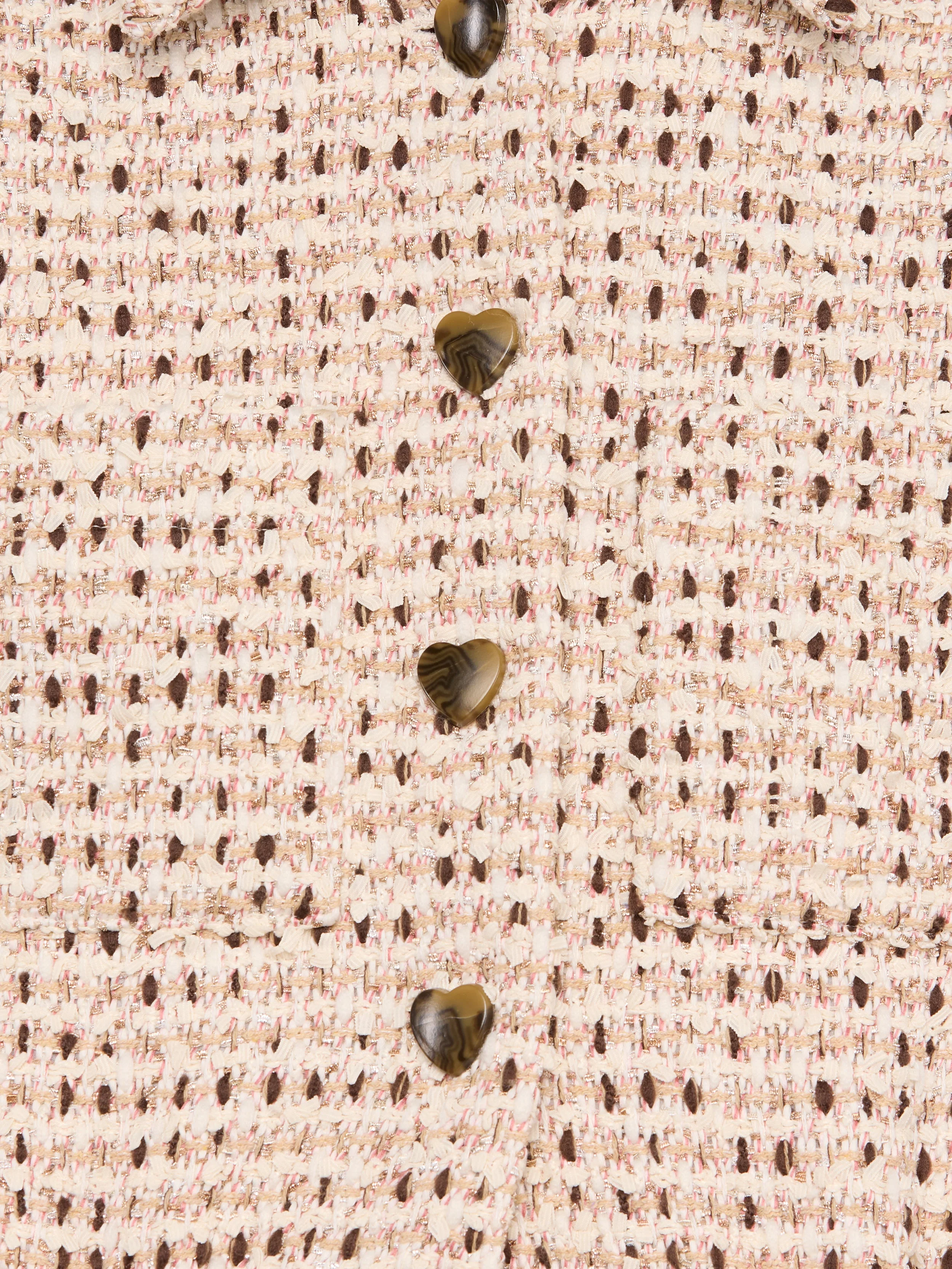 L'AGENCE - Jia Cropped Tweed Jacket - Image 5