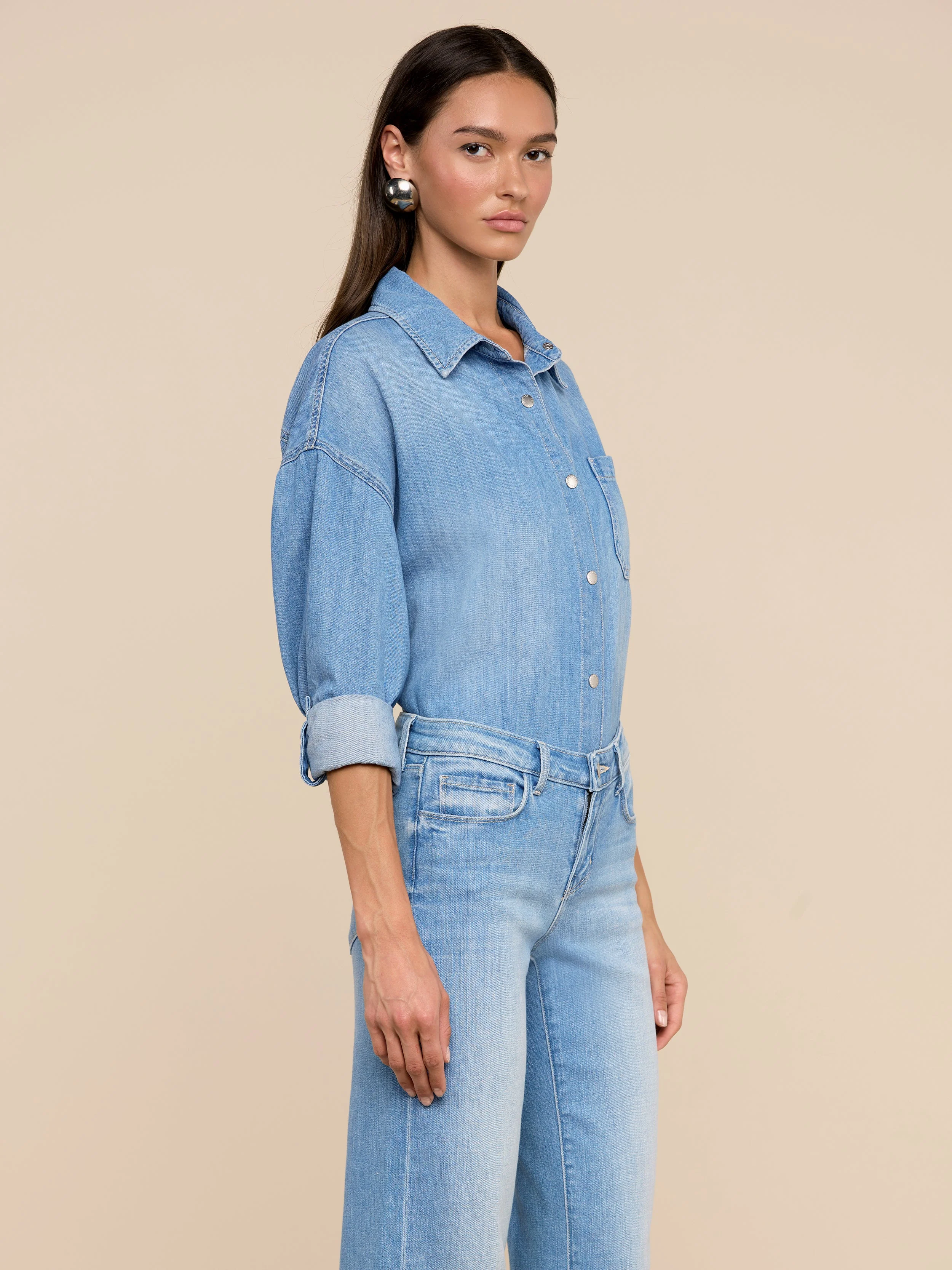 L'AGENCE - Jorah Oversized Shirt - Image 2