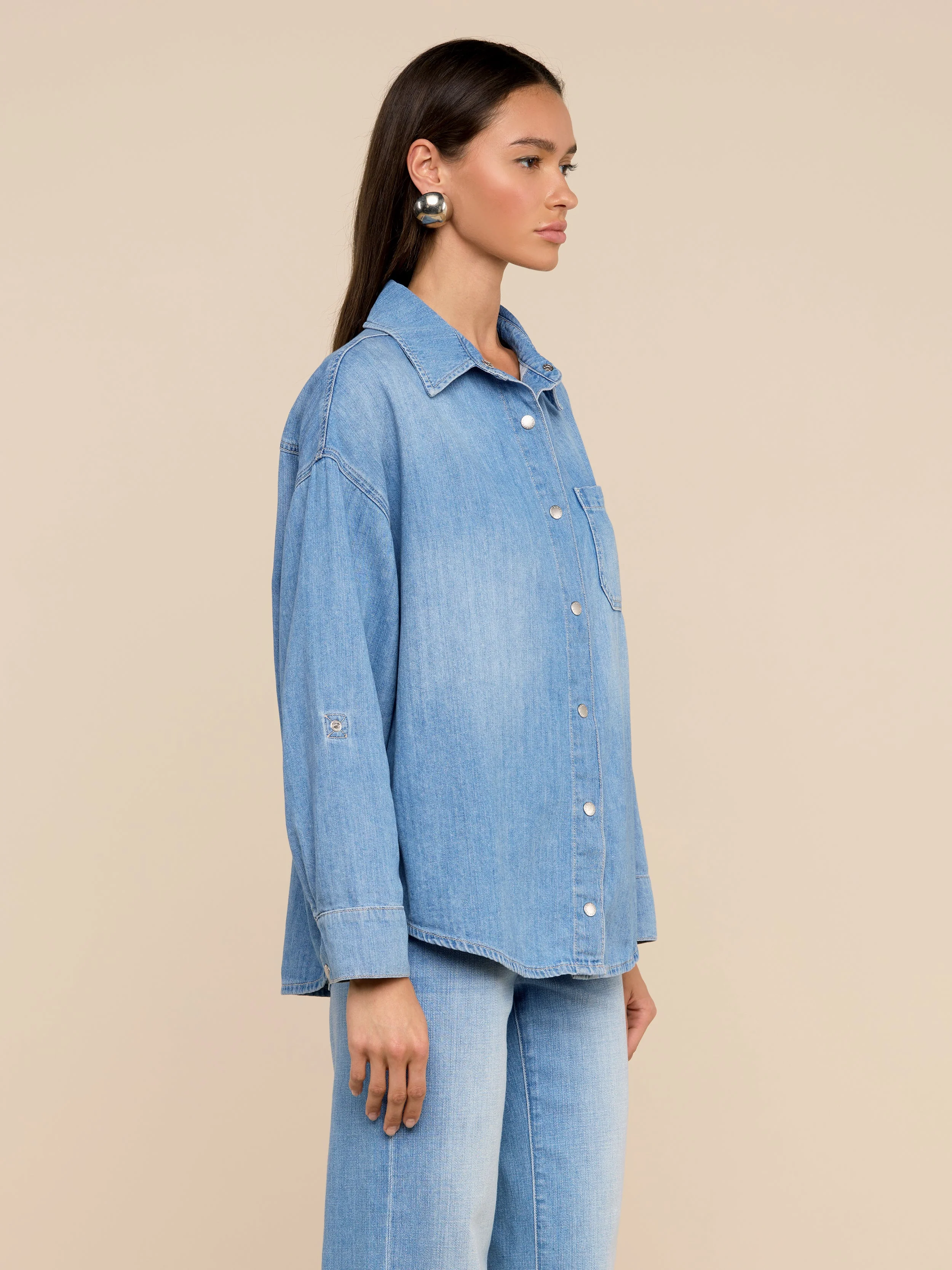 L'AGENCE - Jorah Oversized Shirt - Image 3
