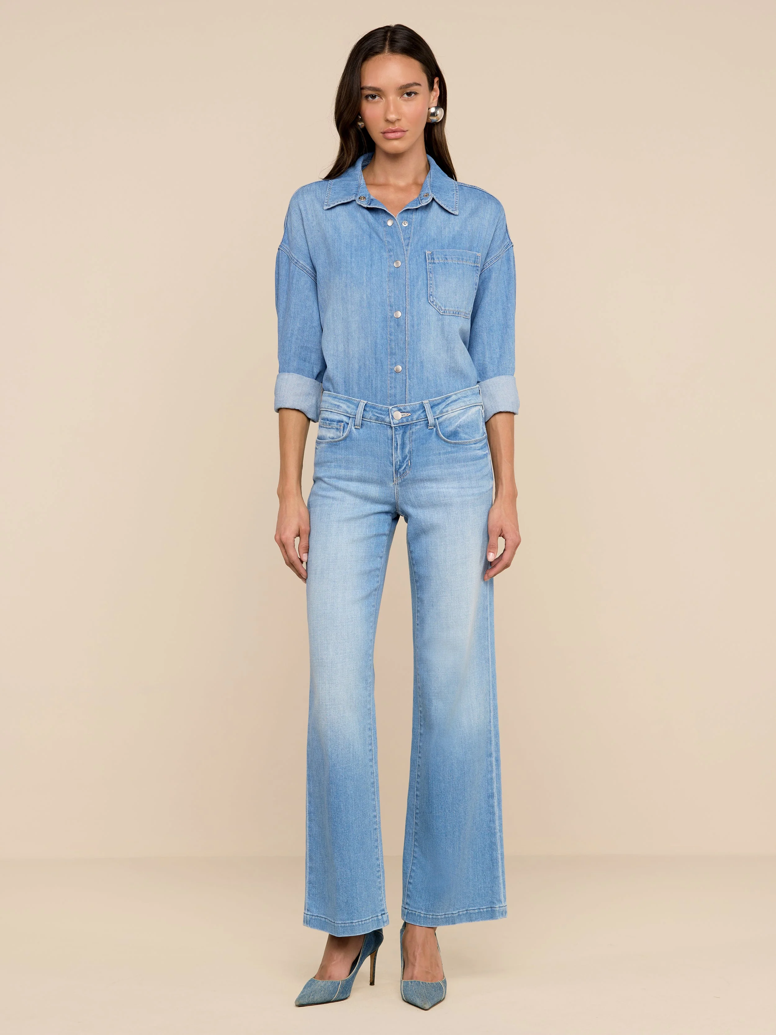 L'AGENCE - Jorah Oversized Shirt - Image 4