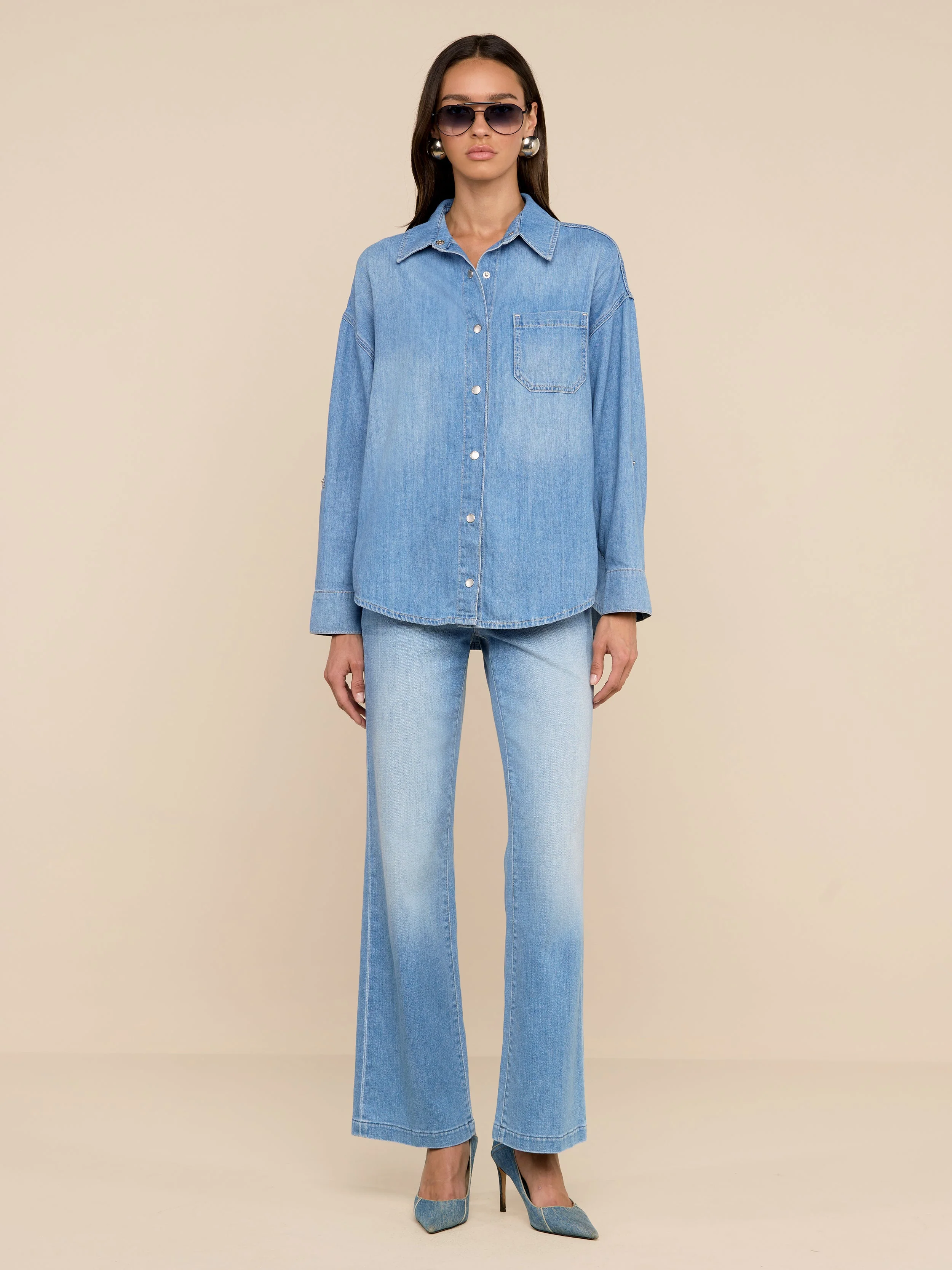 L'AGENCE - Jorah Oversized Shirt - Image 5