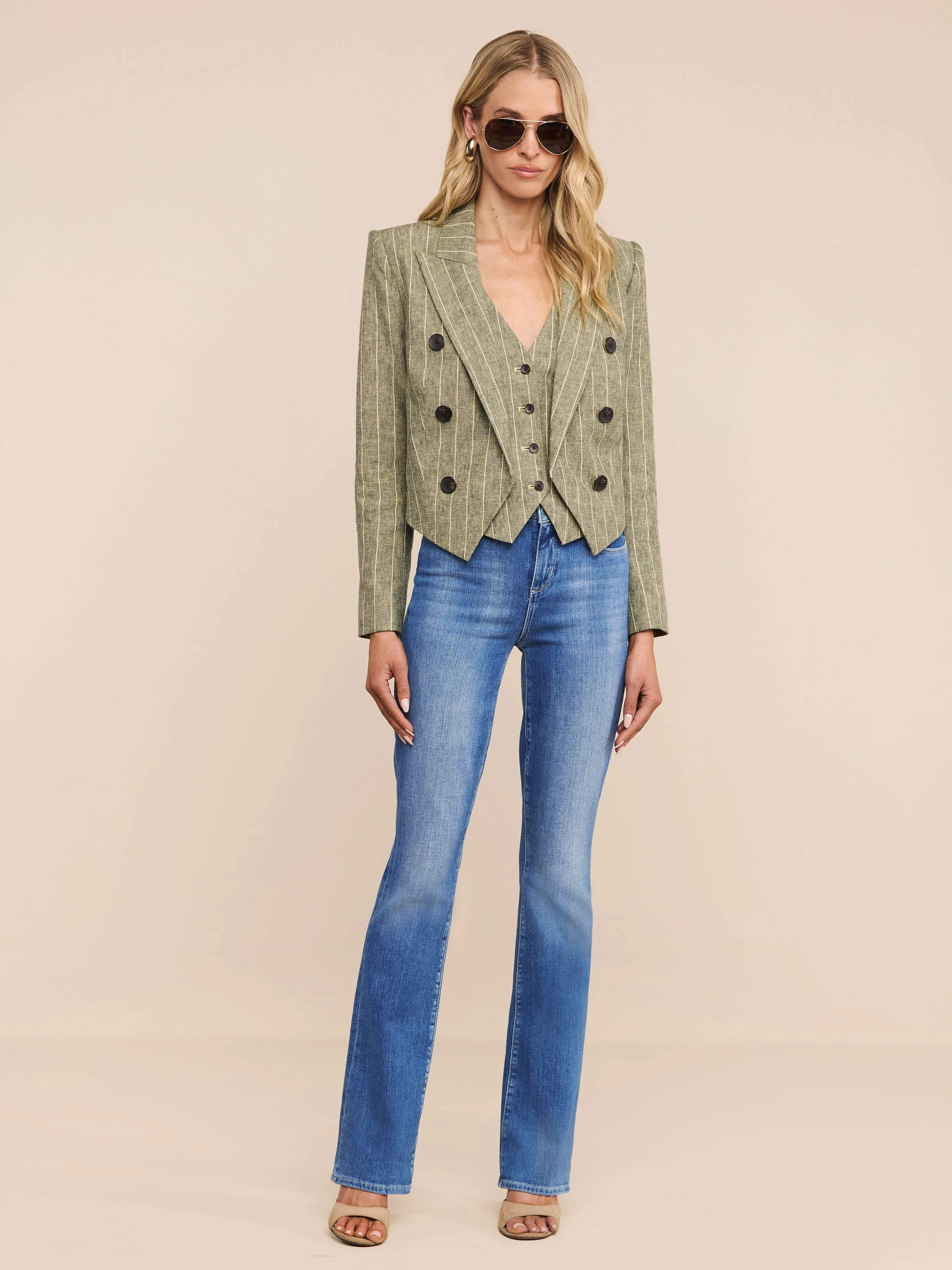 L'AGENCE - Lila Linen - Blend Blazer - Image 6