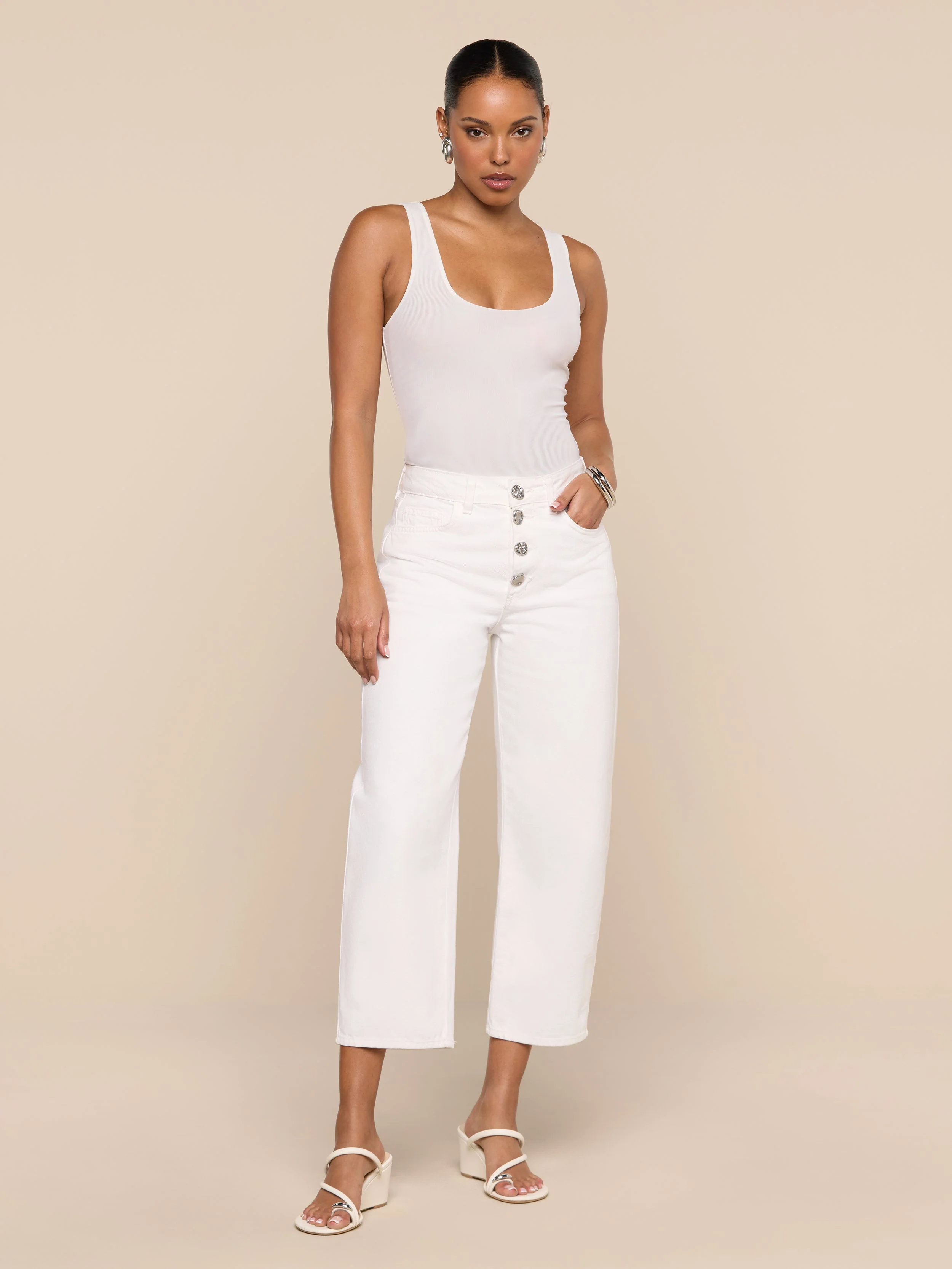 L'AGENCE - Liora Cropped Jean - Image 2