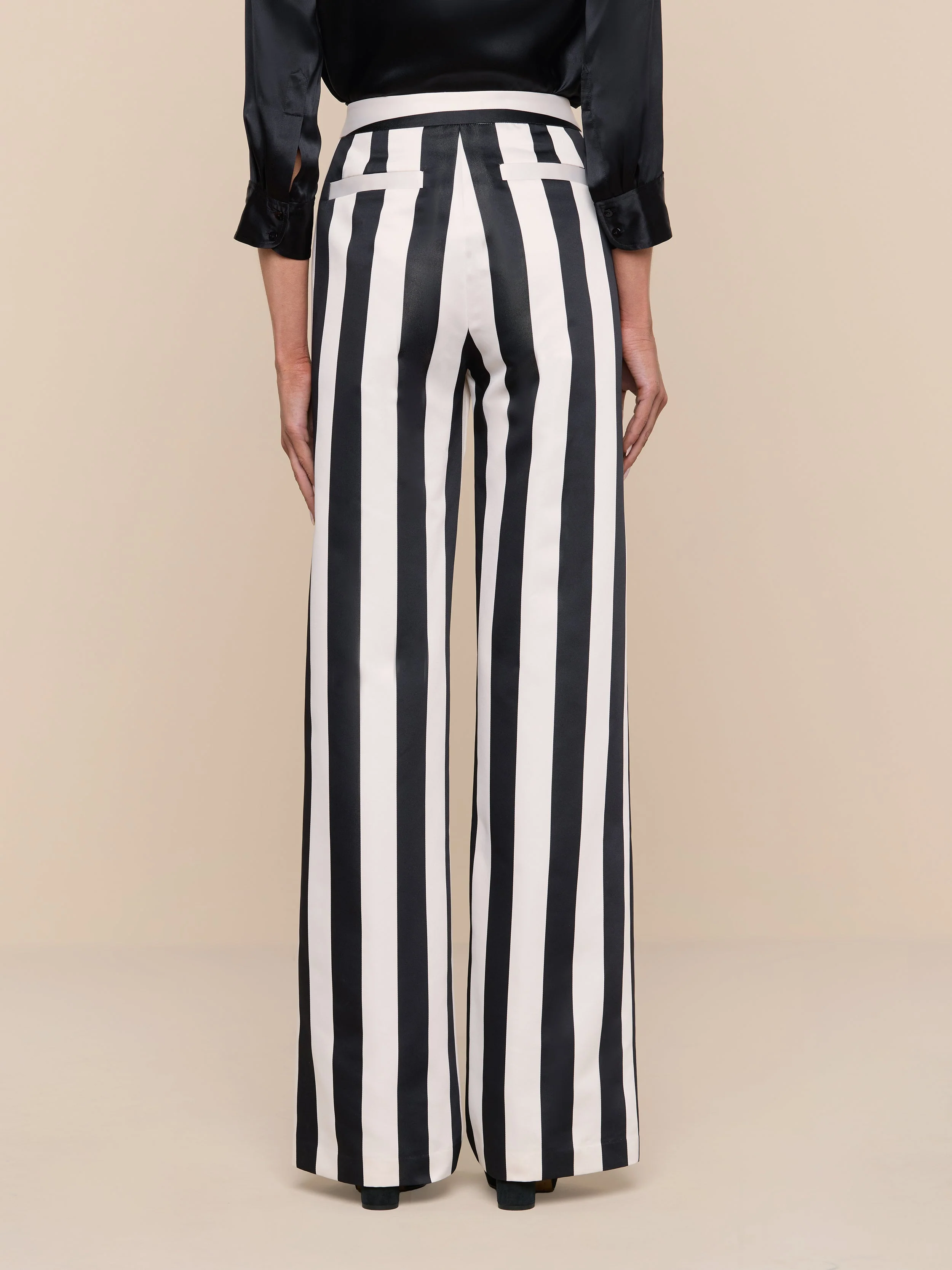 L'AGENCE - Livvy Satin Straight - Leg Trouser - Image 5