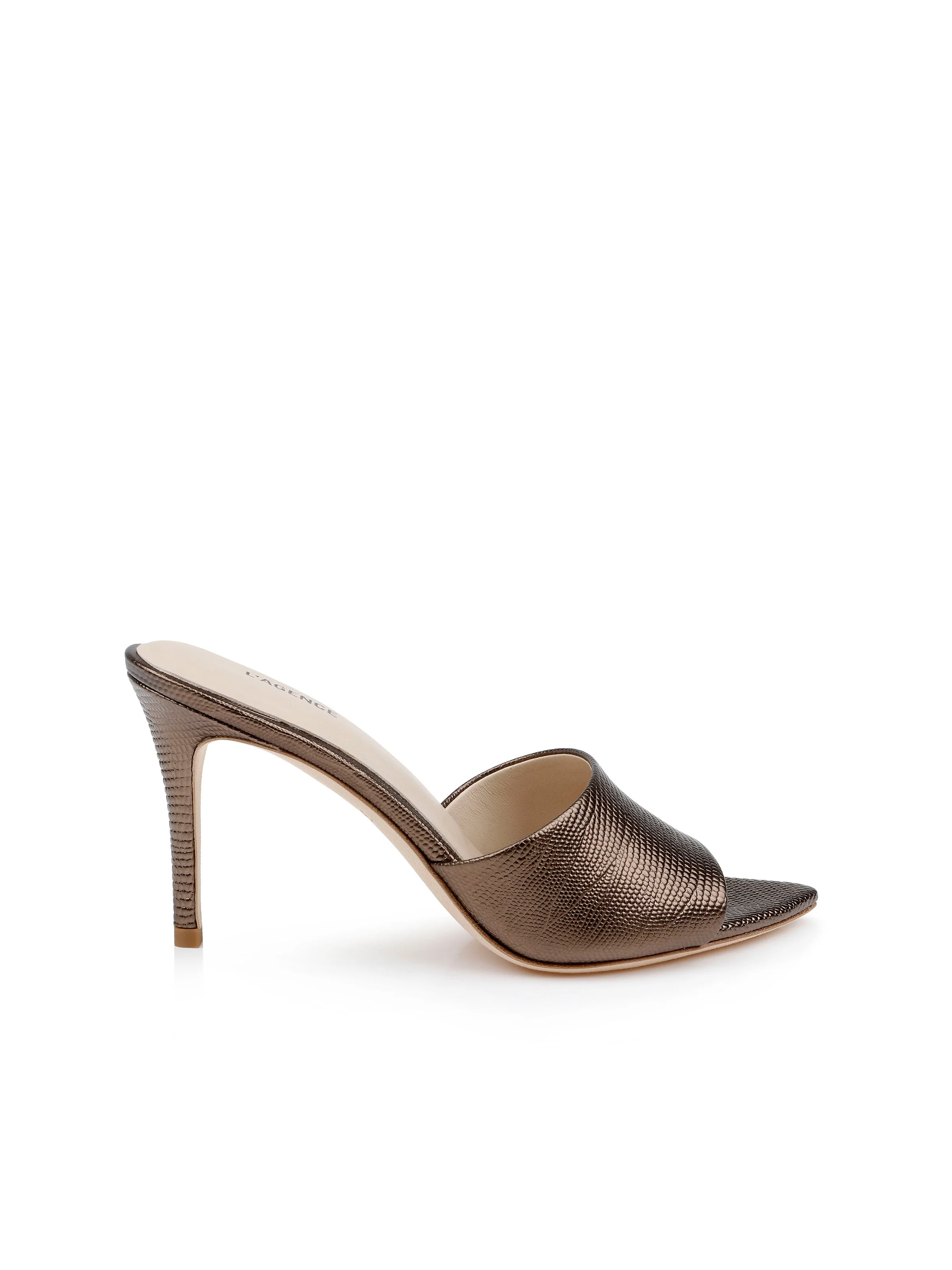 L'AGENCE - Lolita Leather Open - Toe Mule