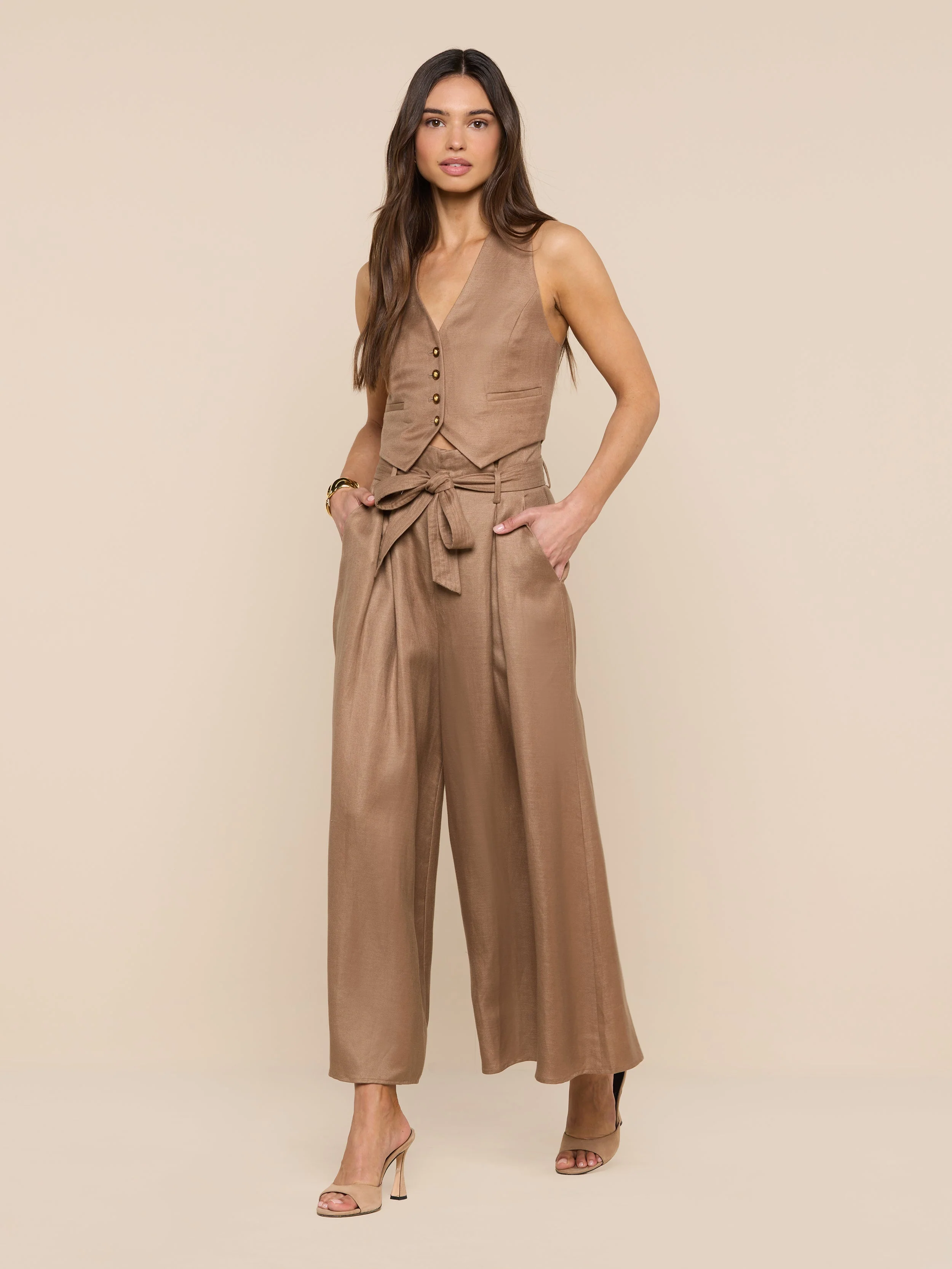 L'AGENCE - Lowen Linen - Blend Pant - Image 2