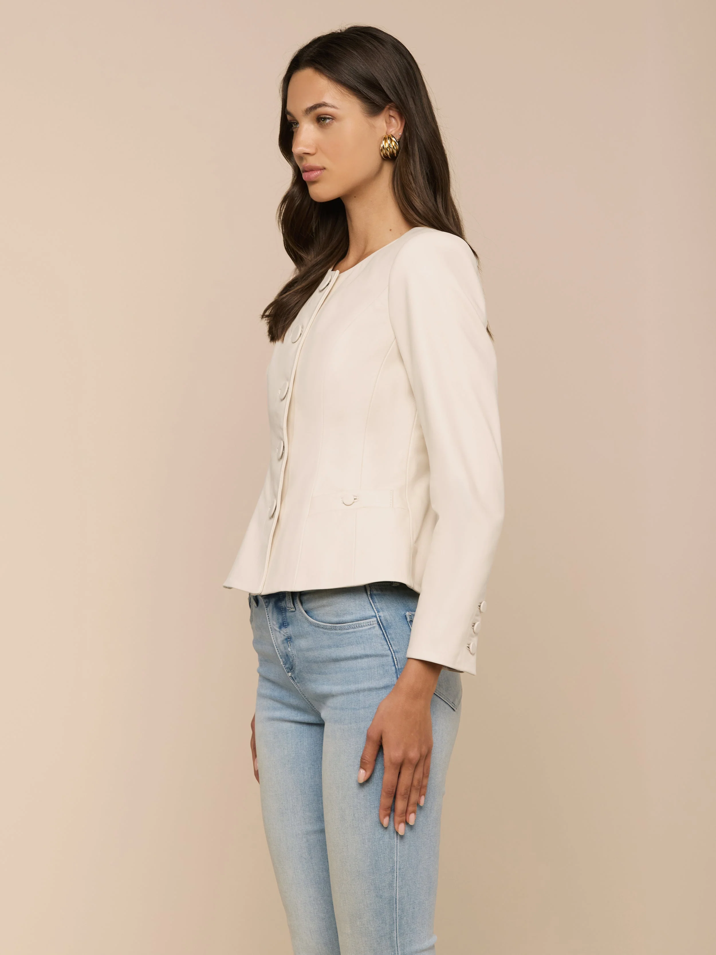 L'AGENCE - Mariella Leather Jacket - Image 2
