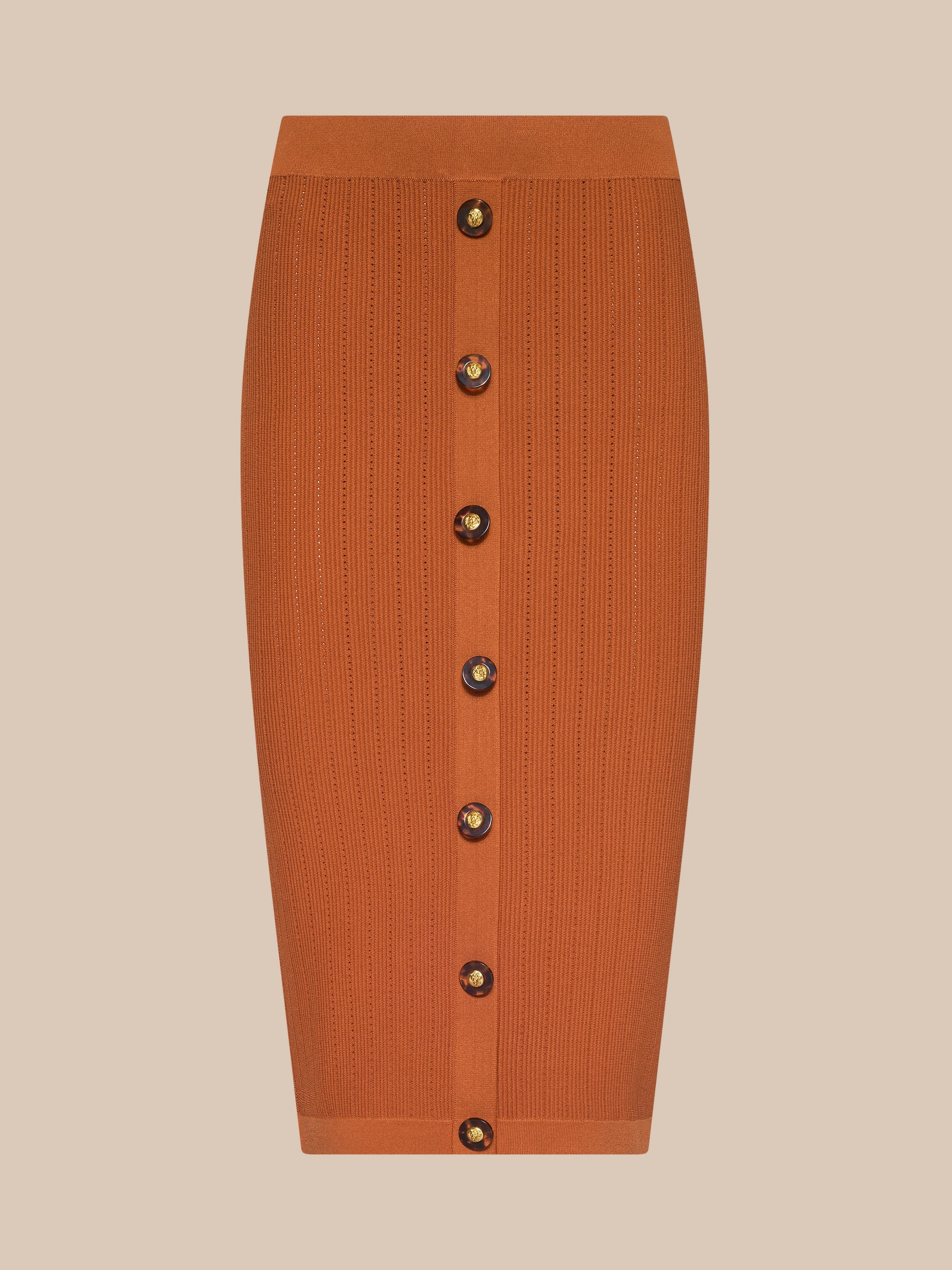 L'AGENCE - Melania Pointelle Knit Skirt - Image 5