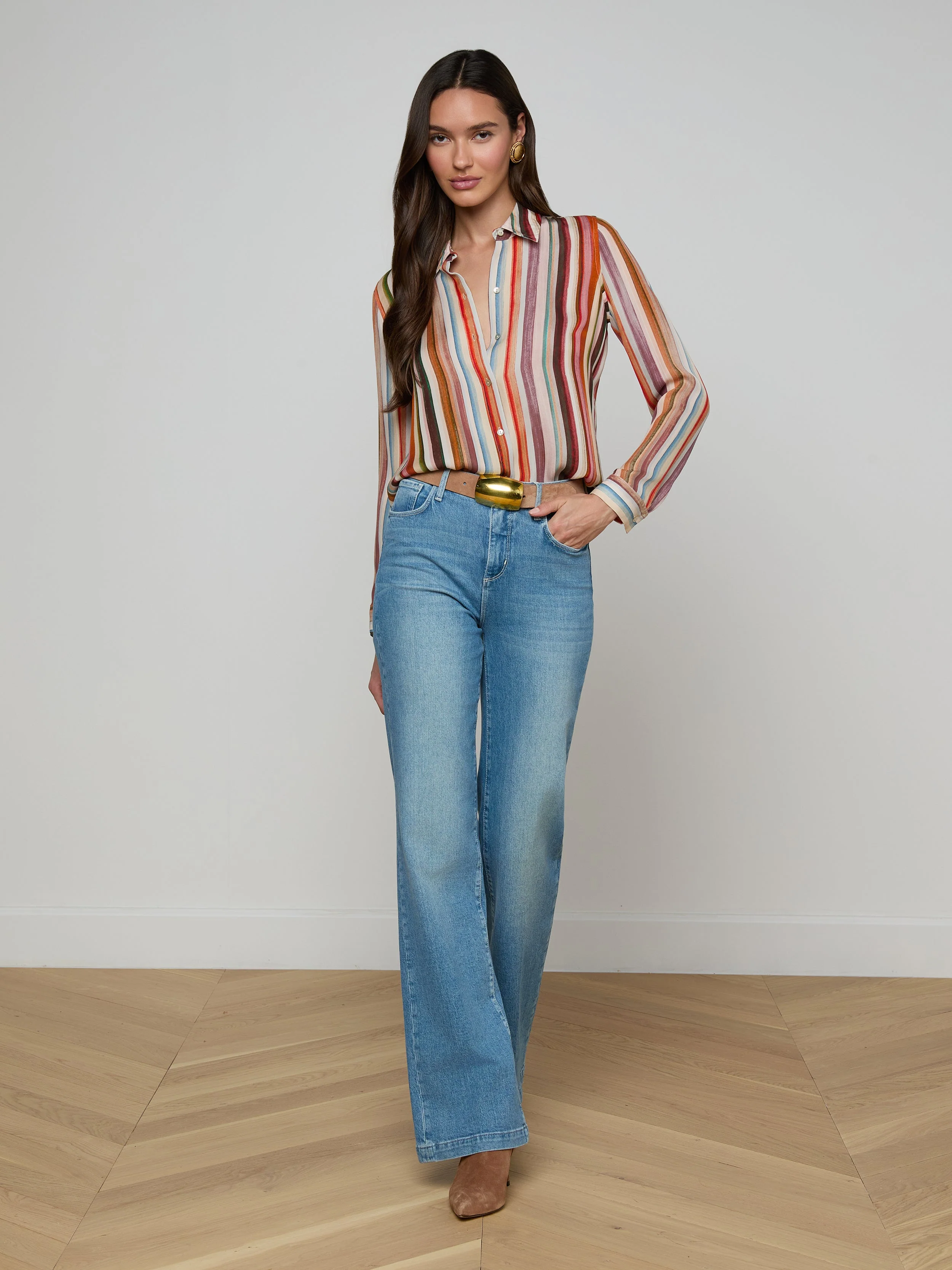 L'AGENCE - Nina Silk Blouse - Image 4