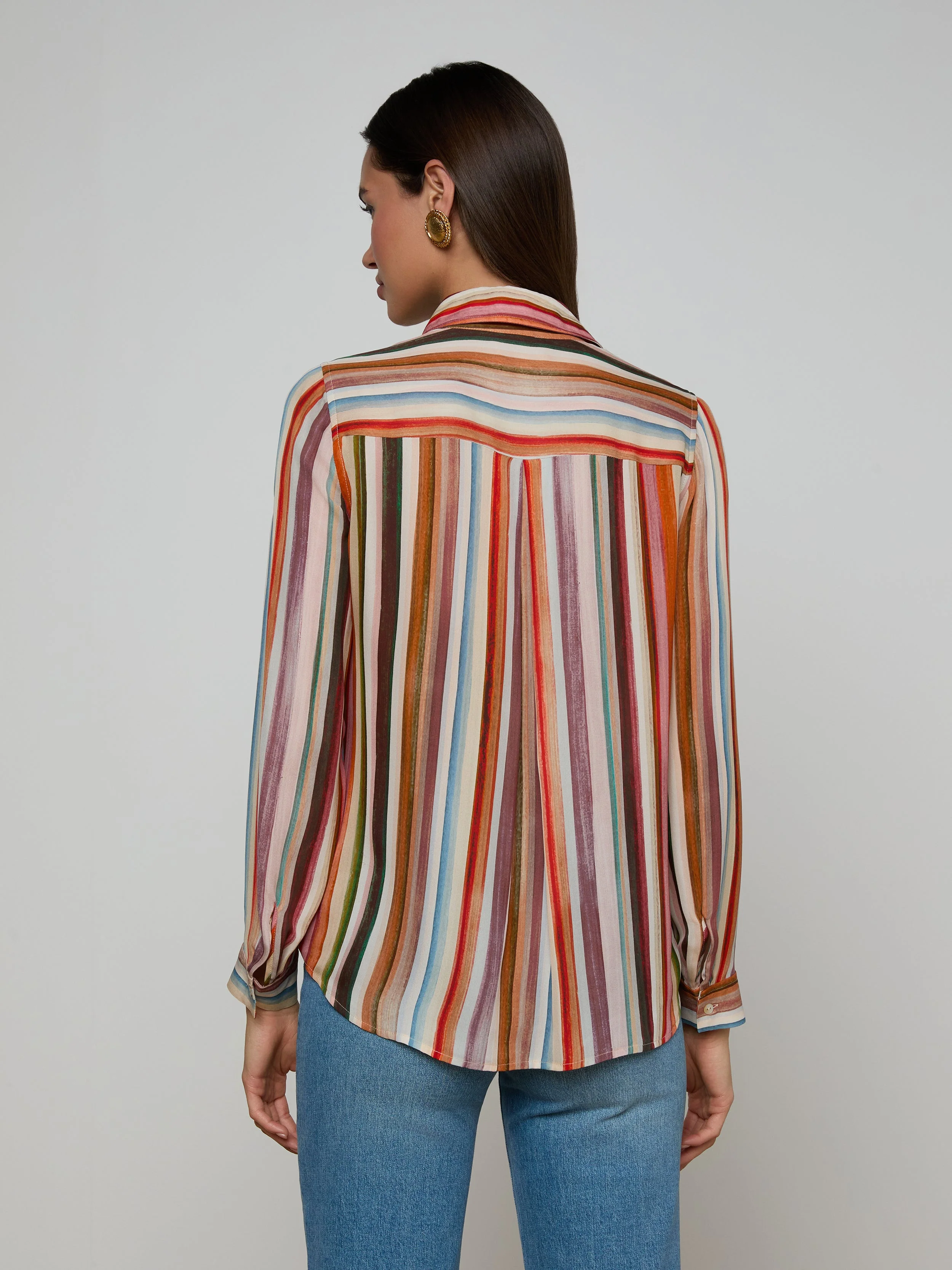 L'AGENCE - Nina Silk Blouse - Image 5