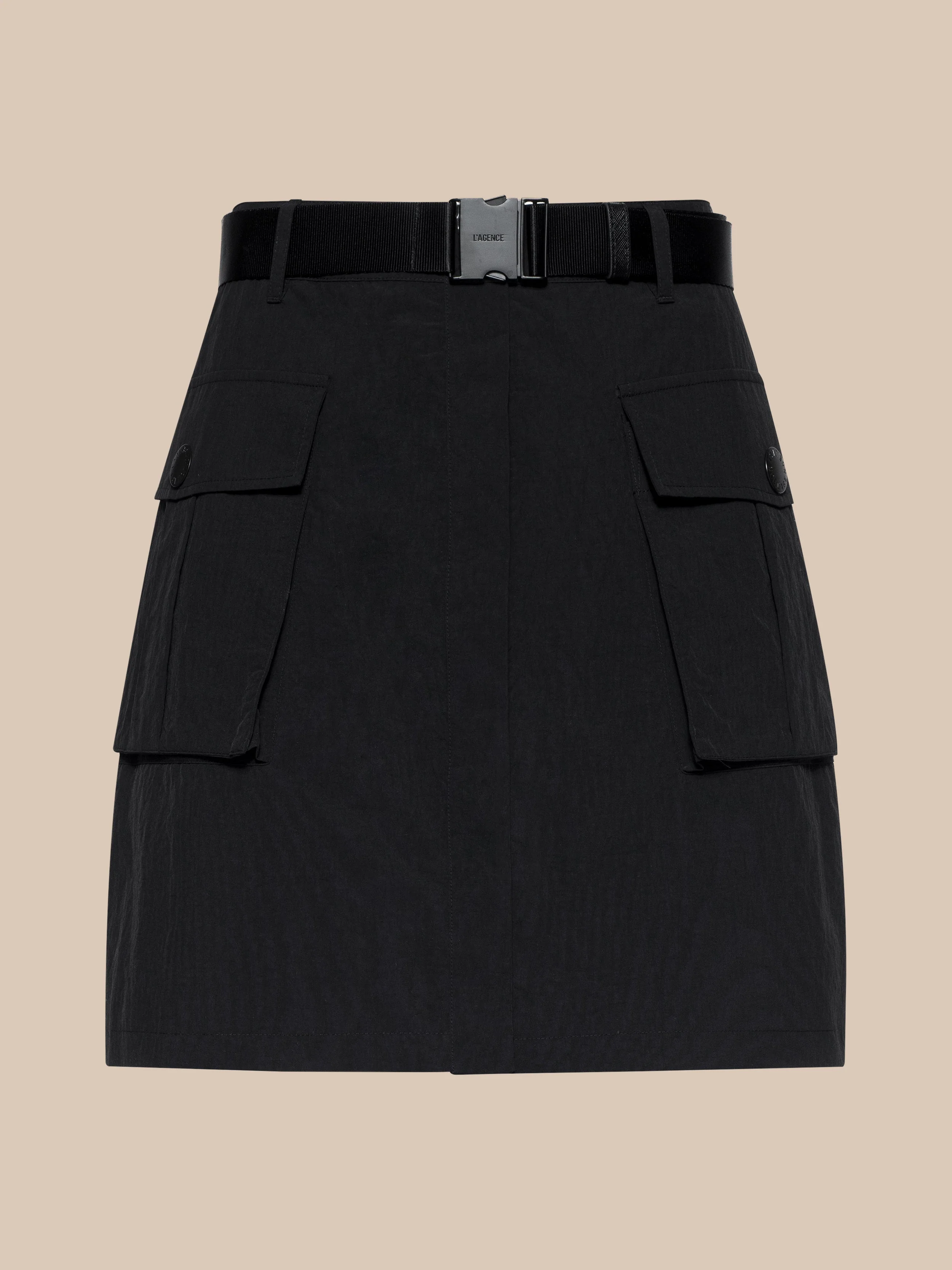 L'AGENCE - Norene Nylon Mini Skirt - Image 7