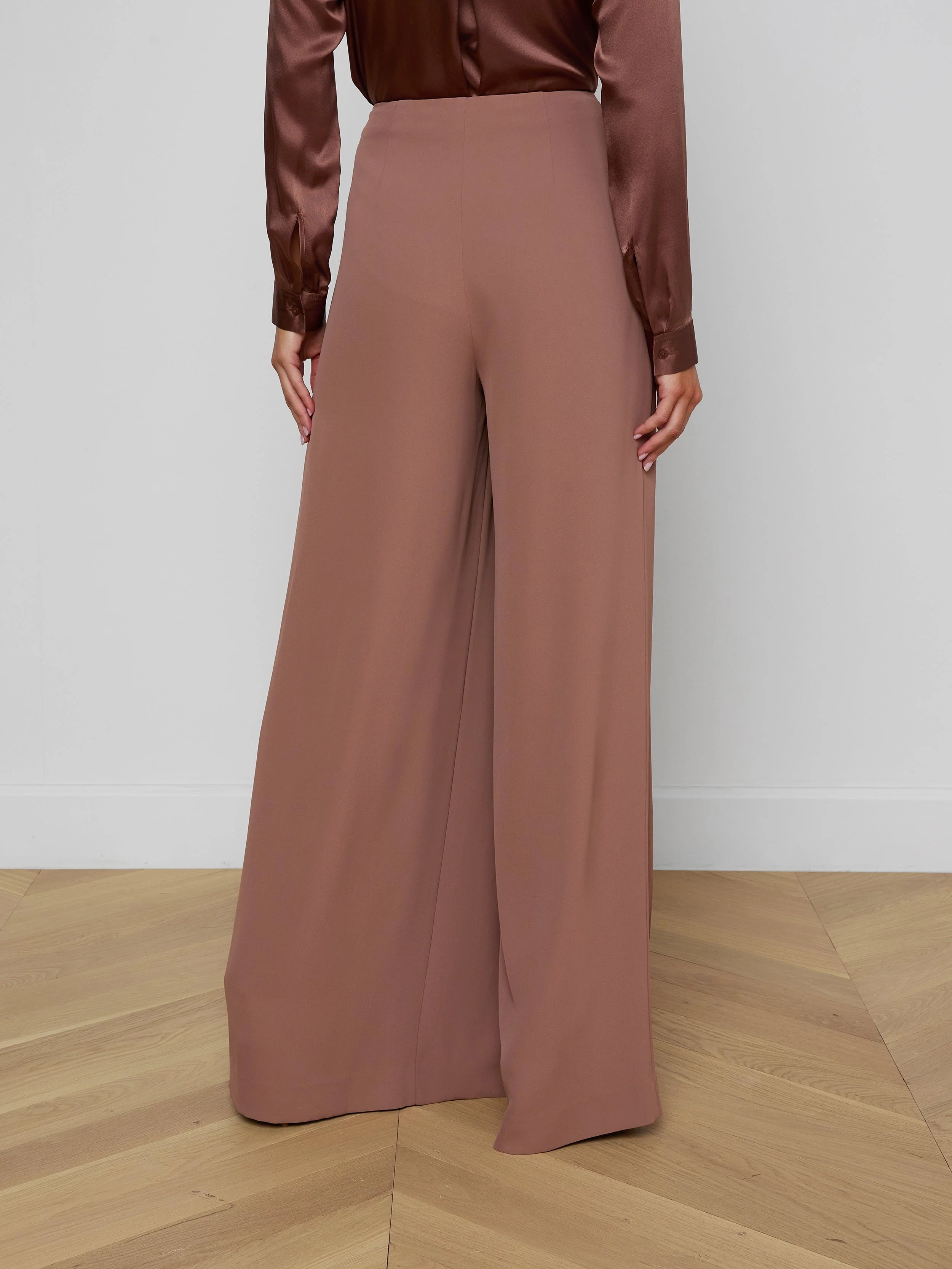 L'AGENCE - Nova Pleated Wide - Leg Pant - Image 6