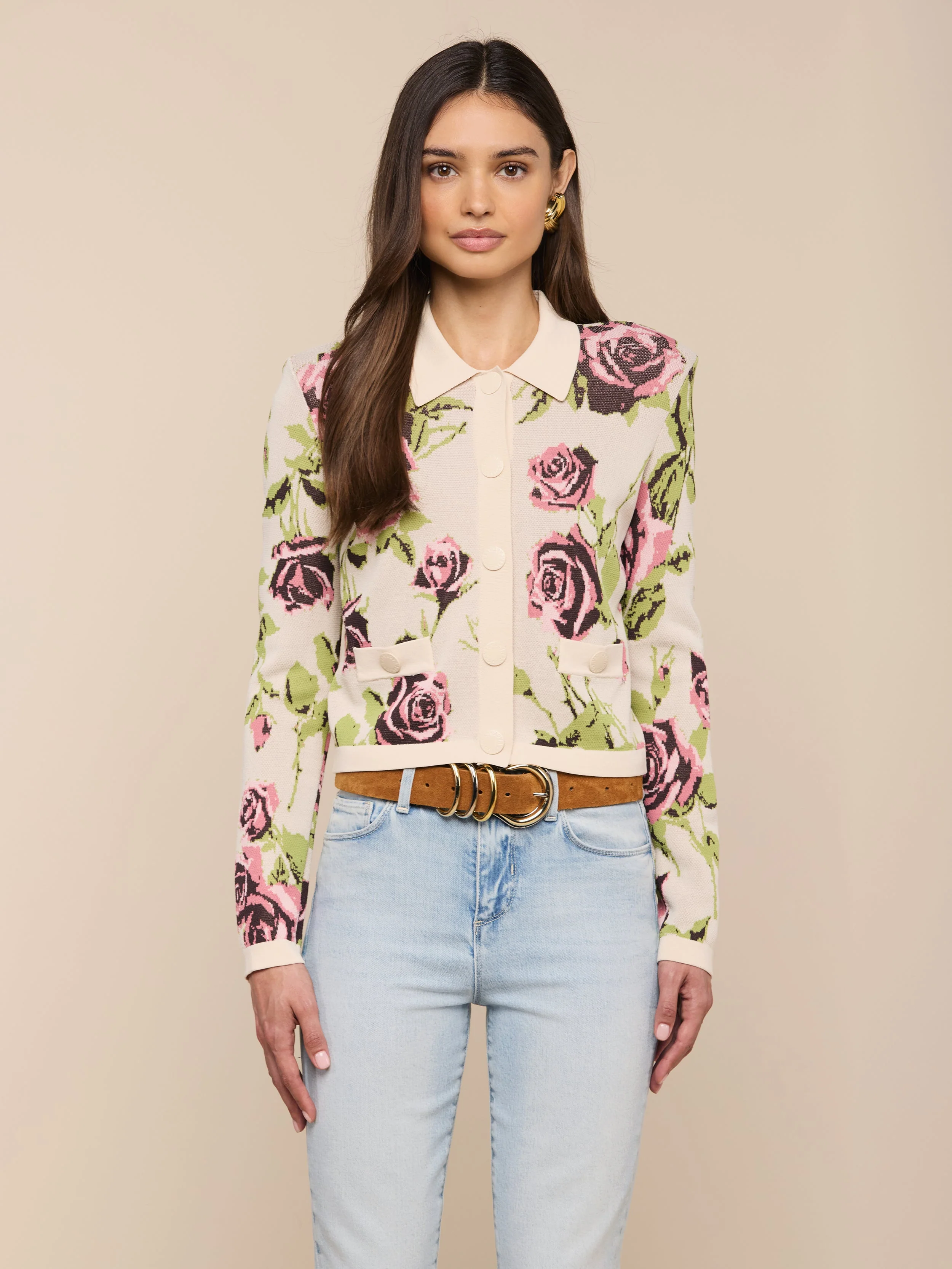 L'AGENCE - Osiris Jacquard Cardigan