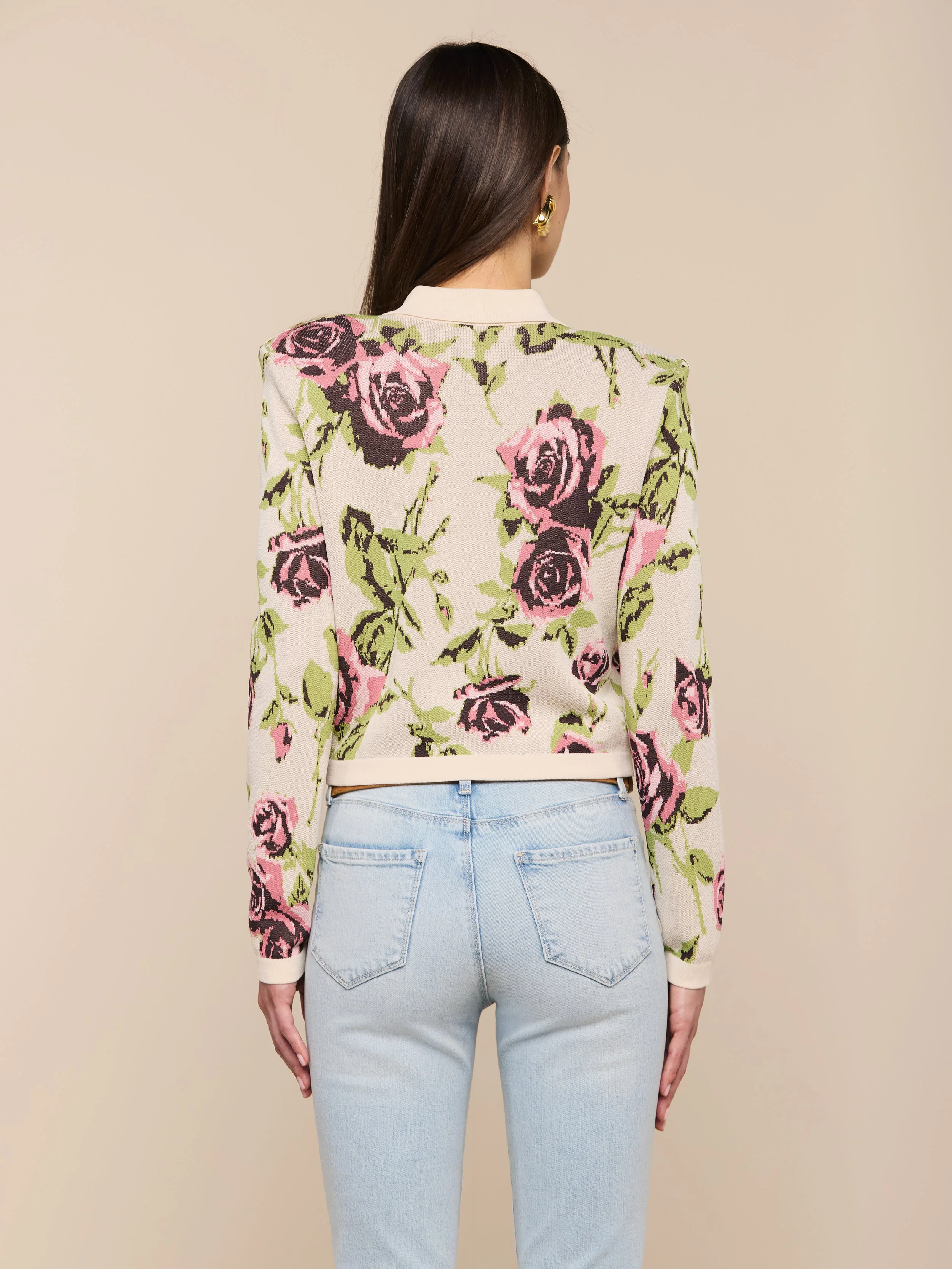 L'AGENCE - Osiris Jacquard Cardigan - Image 4