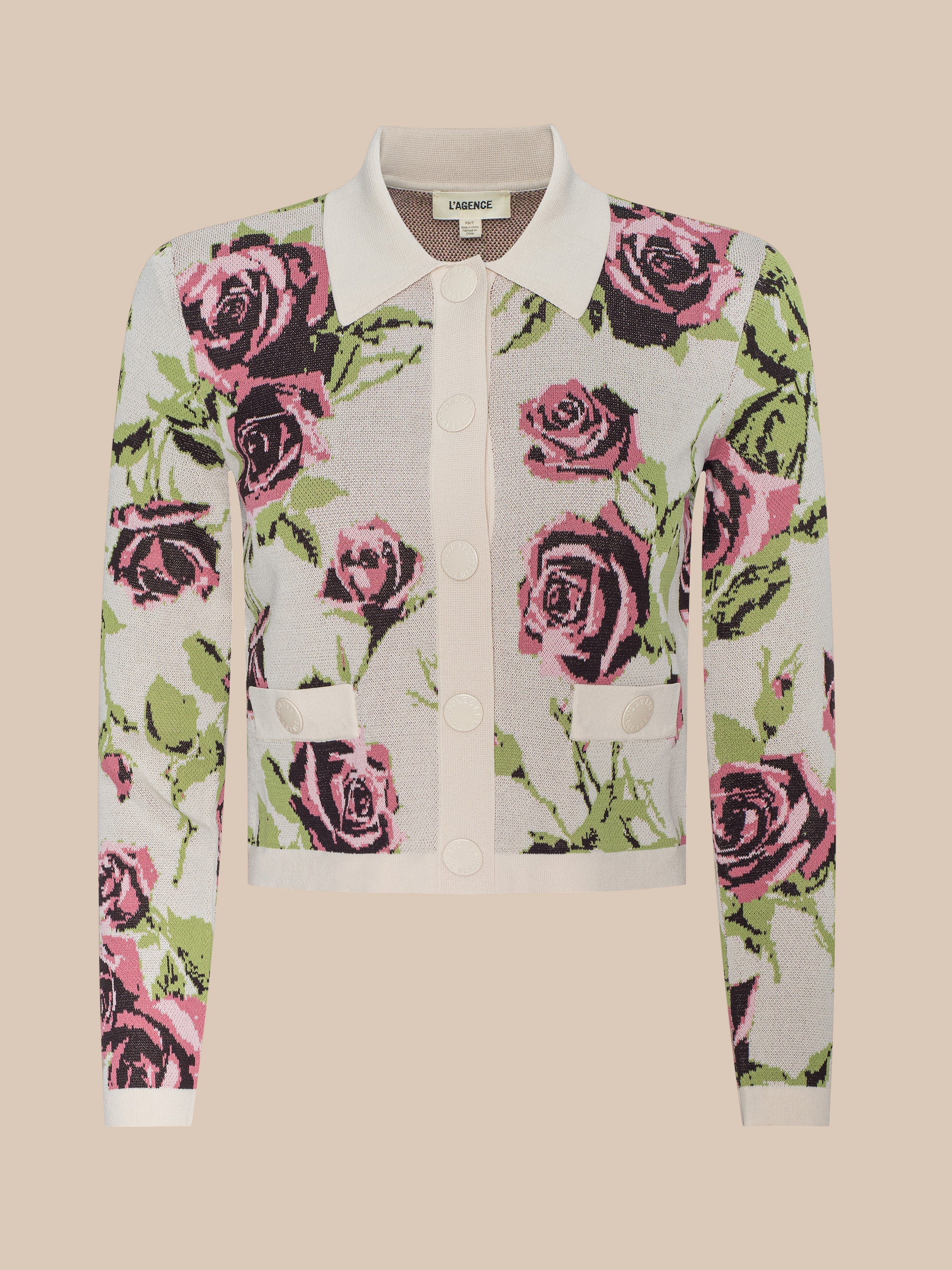 L'AGENCE - Osiris Jacquard Cardigan - Image 5