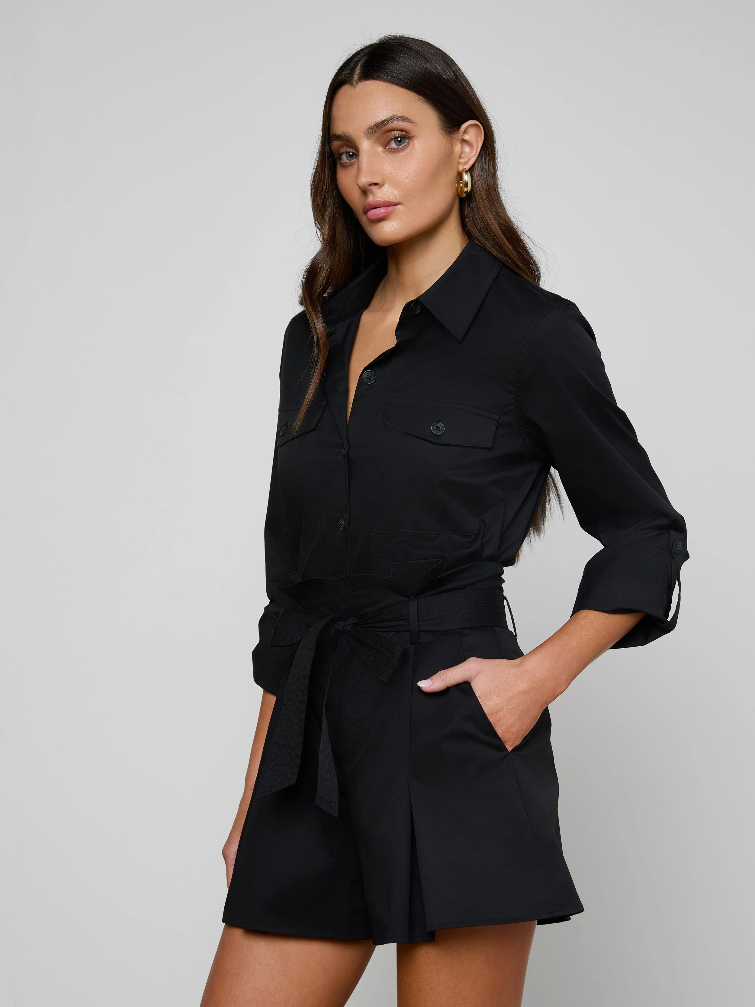 L'AGENCE - Pearson Poplin Shirt - Image 3
